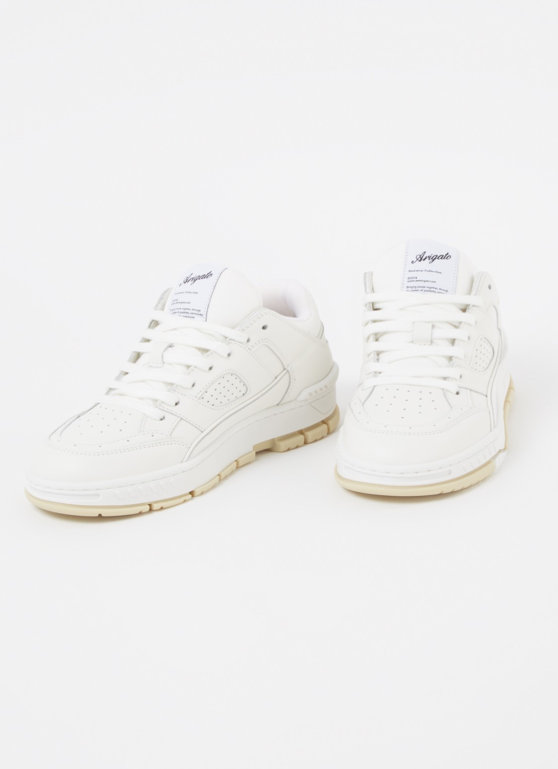 Axel Arigato Area Lo sneaker van leer - detail 2 gebroken wit