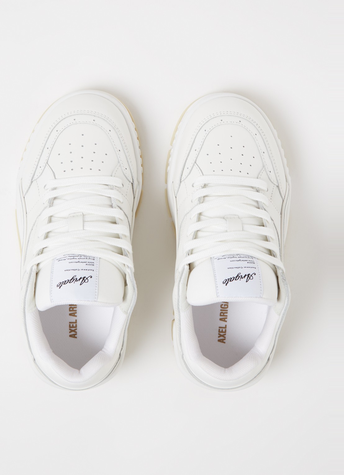 Axel Arigato Area Lo sneaker van leer - detail 4 gebroken wit