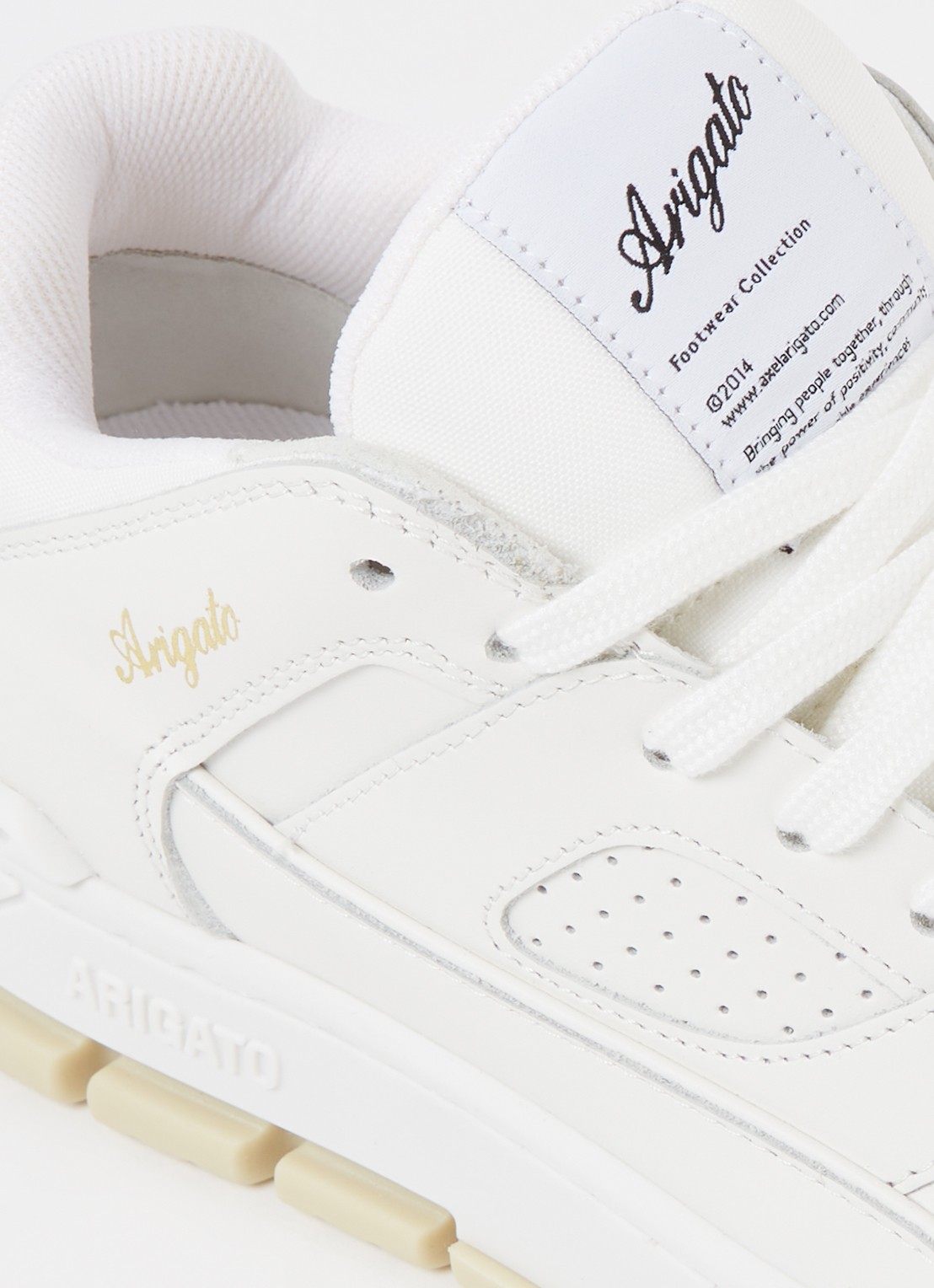 Axel Arigato Area Lo sneaker van leer - detail 5 gebroken wit