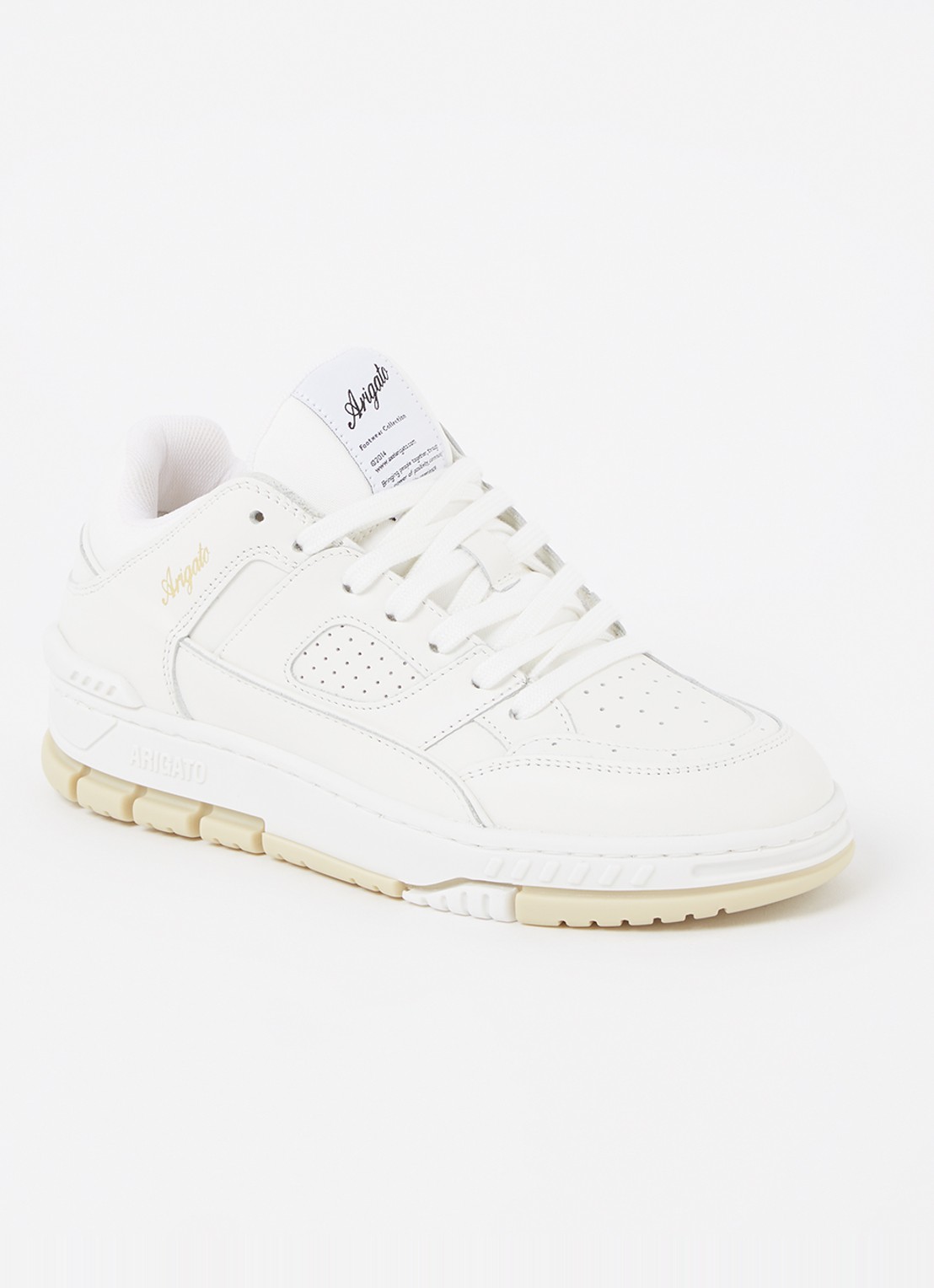 Axel Arigato Area Lo sneaker van leer - voorkant gebroken wit