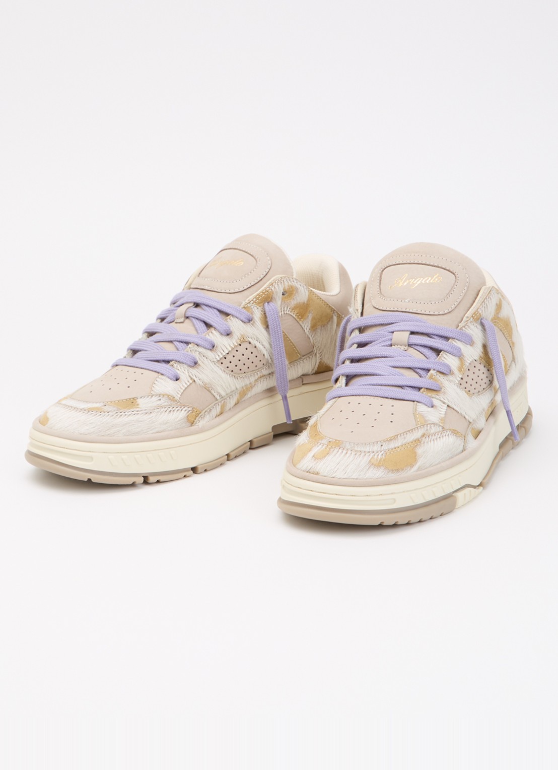 Axel Arigato Area Lo sneaker van leer - detail beige
