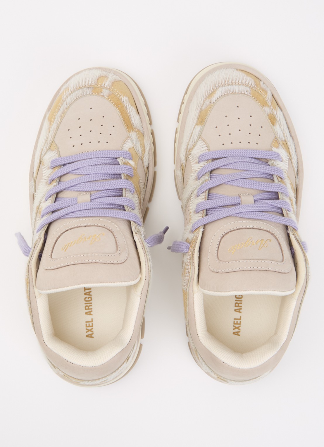Axel Arigato Area Lo sneaker van leer - detail 2 beige