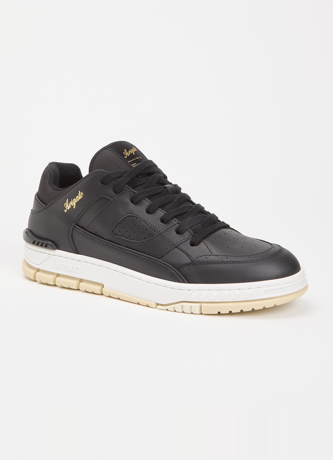 Axel Arigato Area Lo sneaker van leer - voorkant zwart
