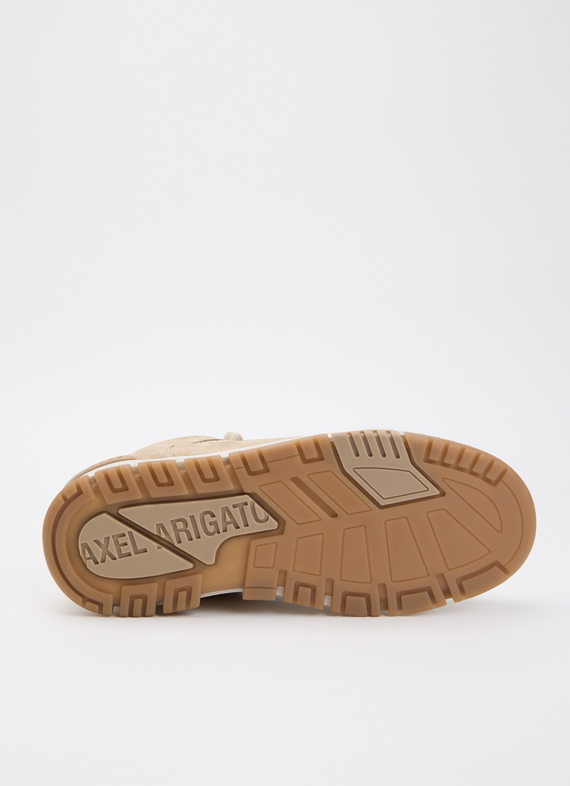 Axel Arigato Area Lo sneaker van suède met details van nubuck - detail 4 naturel