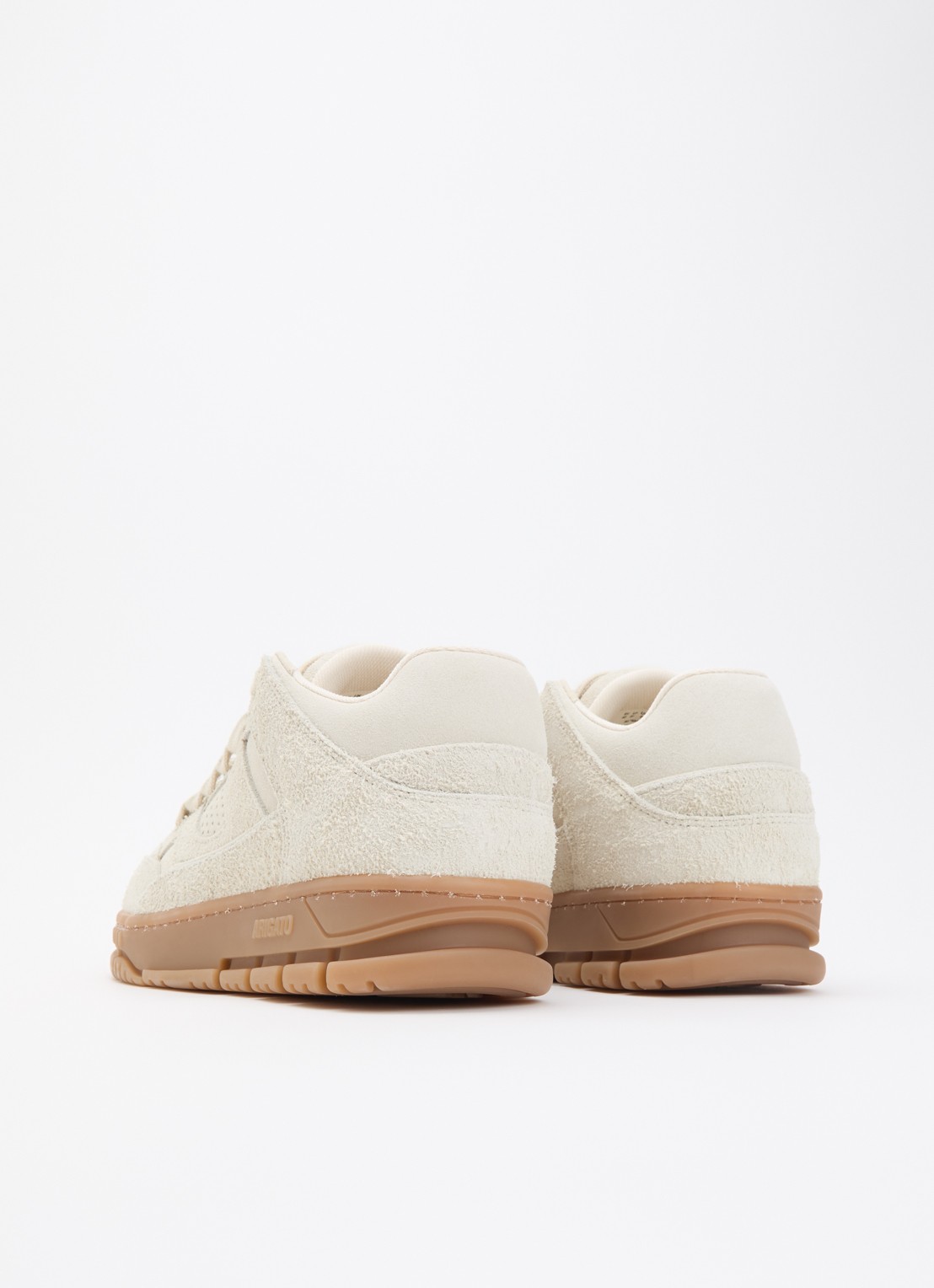 Axel Arigato Area Lo sneaker van suède - achterkant creme