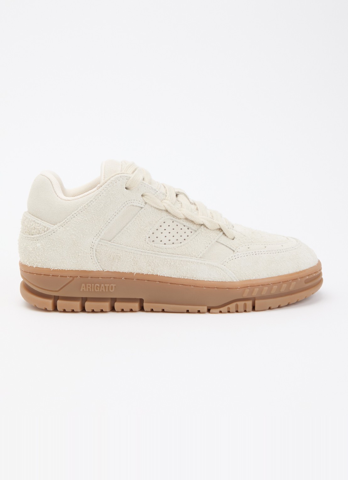 Axel Arigato Area Lo sneaker van suède - voorkant 2 creme