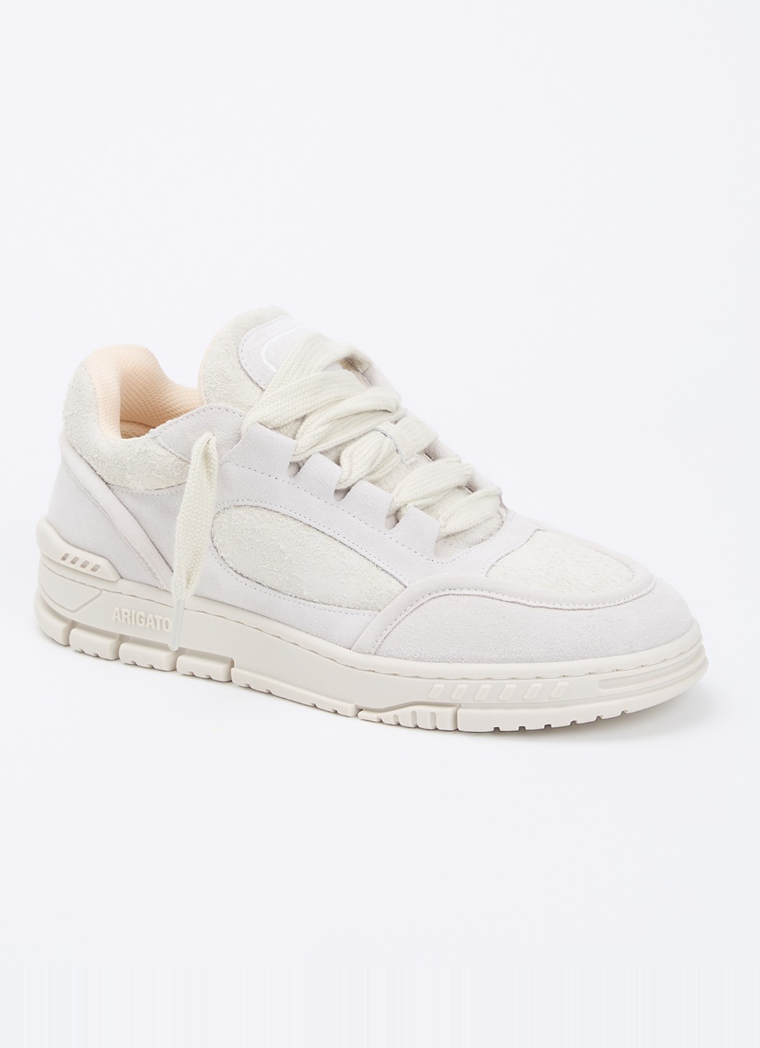 Axel Arigato Area Loop sneaker van suède - voorkant 2 gebroken wit