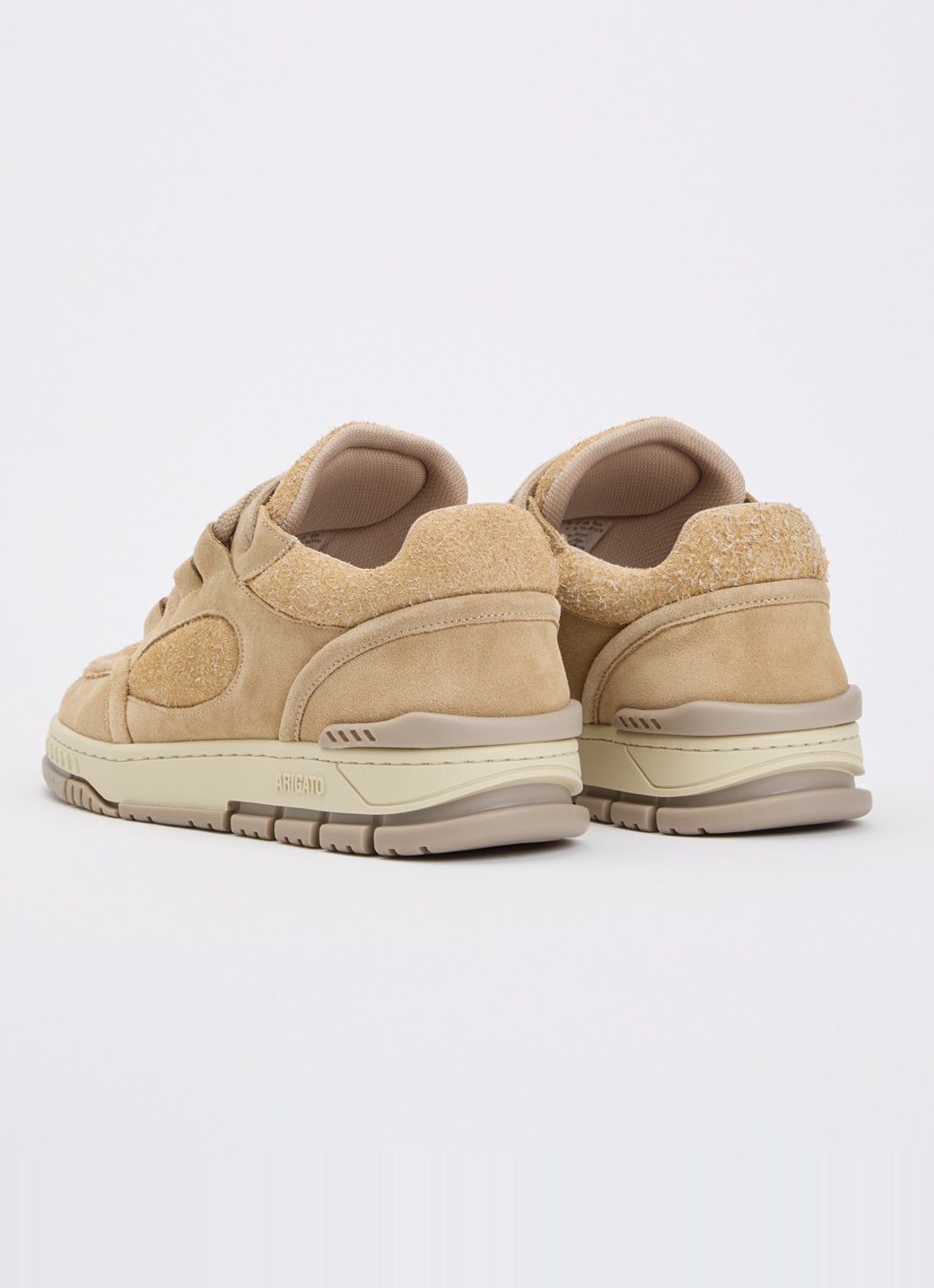 Axel Arigato Area Loop sneaker van suède - achterkant 6 beige