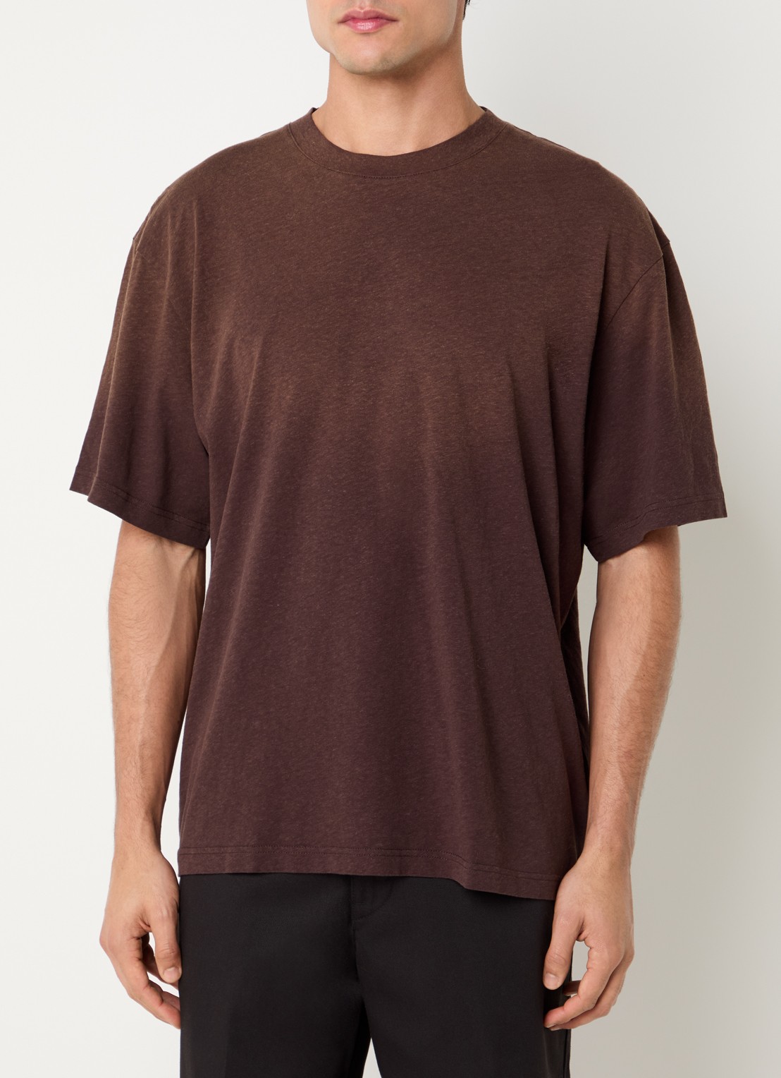 Axel Arigato Bubble T-shirt met backprint - achterkant 4 donkerbruin