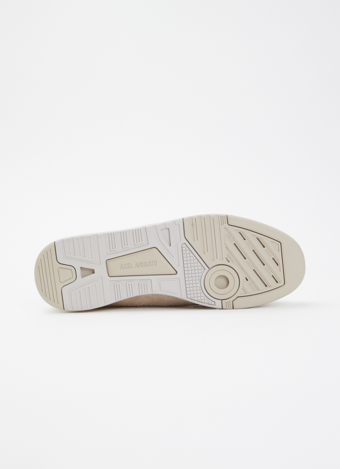 Axel Arigato Clay sneaker van leer met suède details - detail 6 donkerbeige