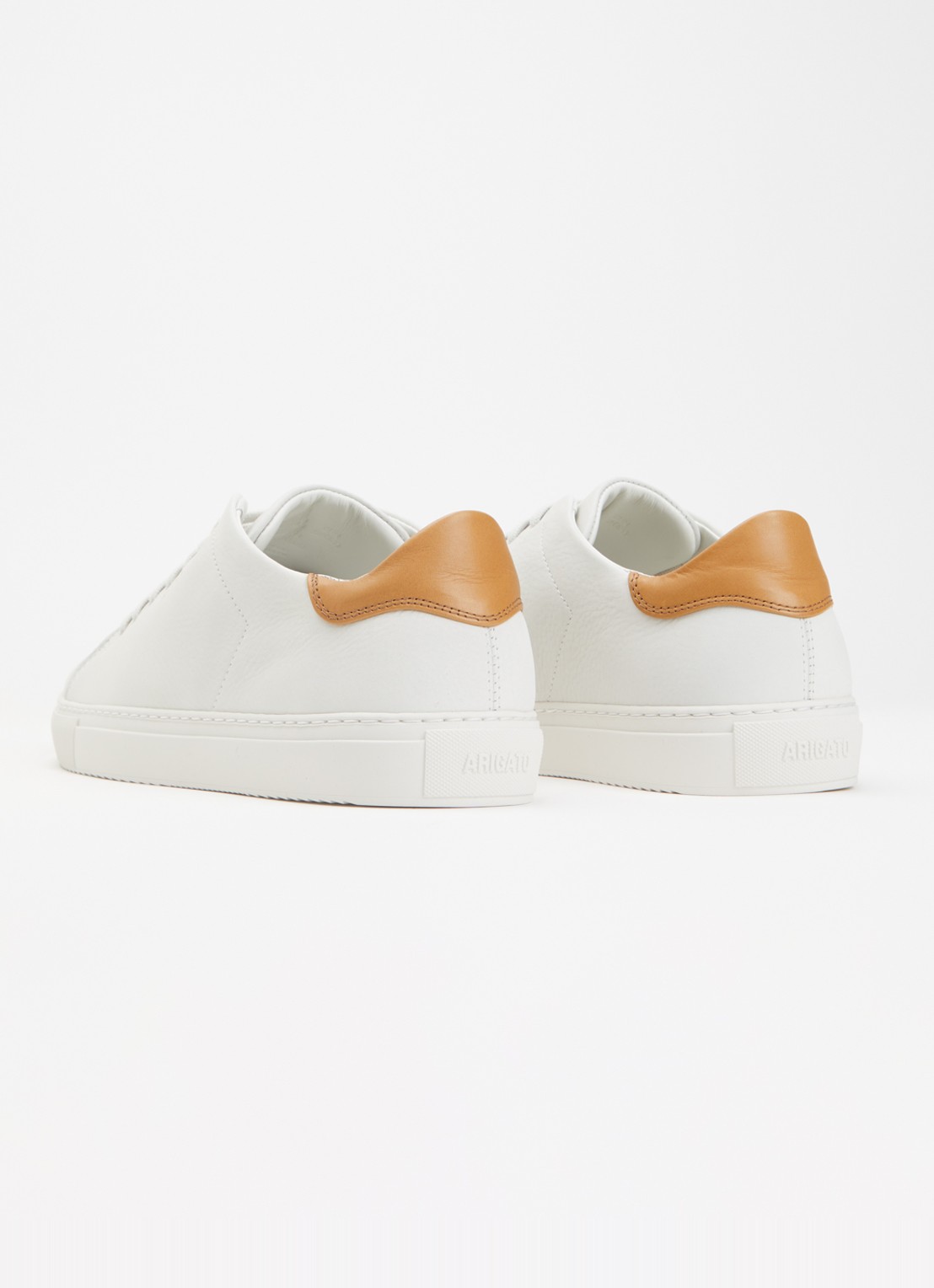 Axel Arigato Clean 90 Cap sneaker van leer - achterkant gebroken wit