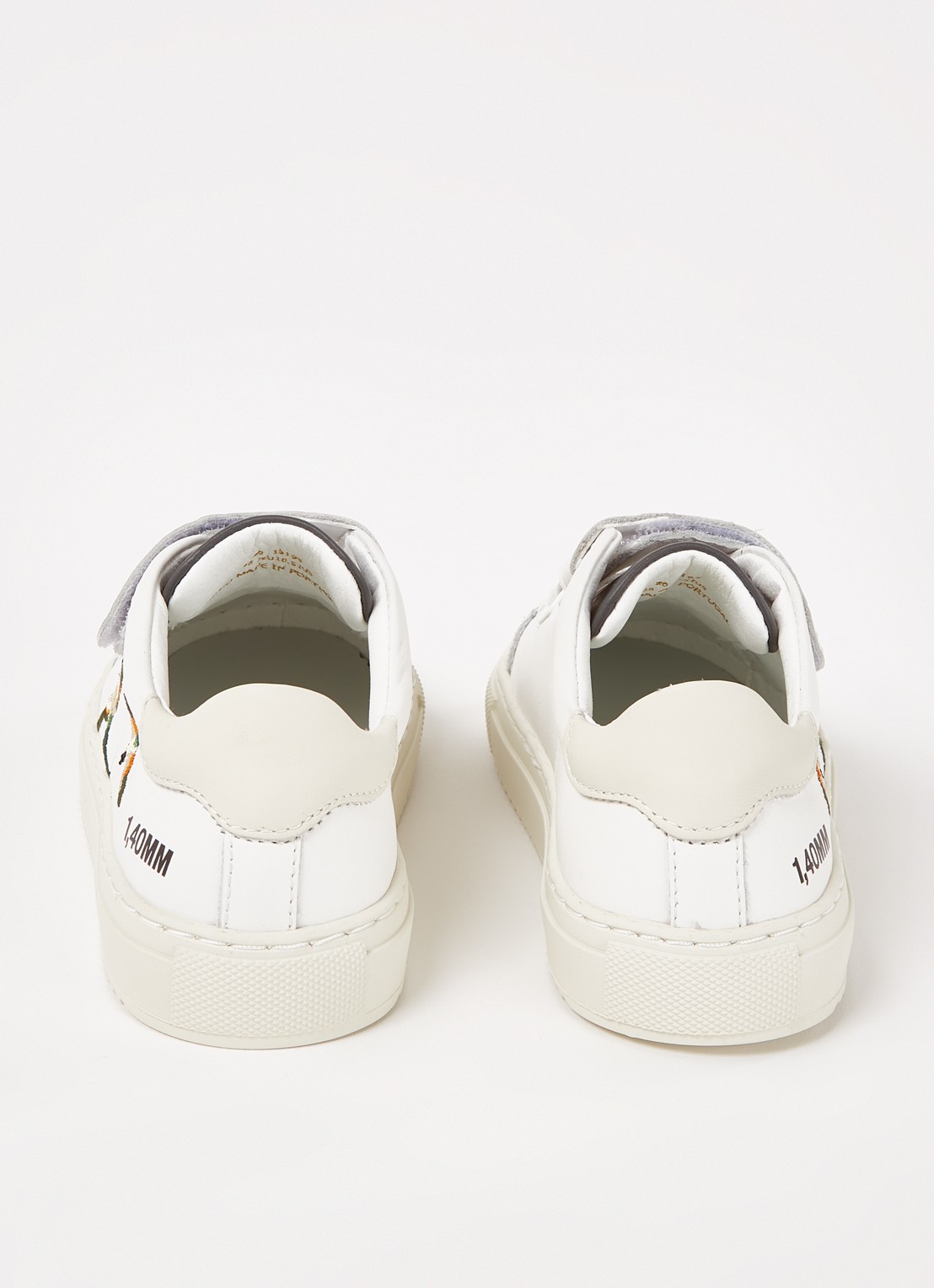 Axel Arigato Clean 90 sneaker van leer met borduring - detail wit