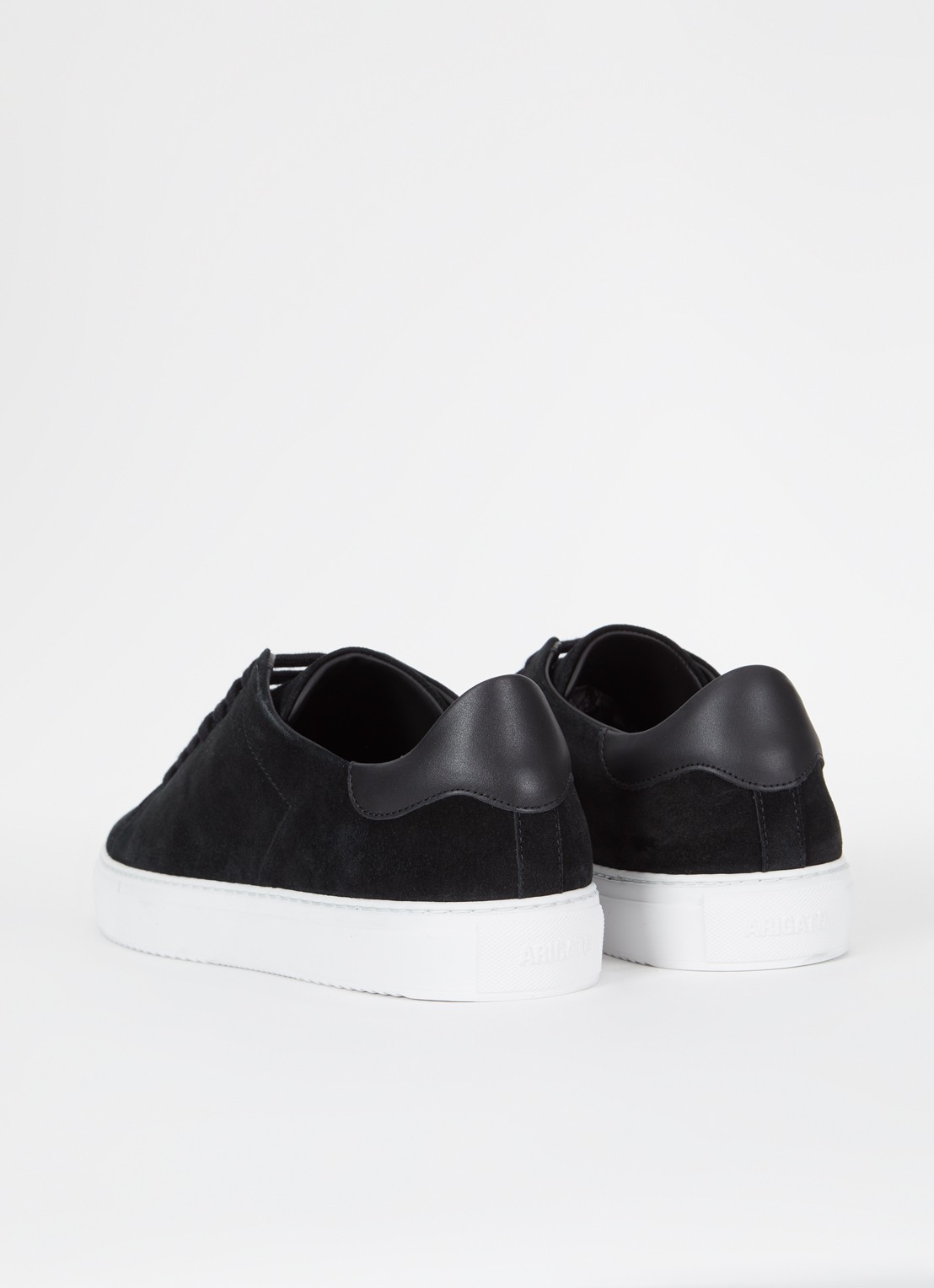 Axel Arigato Clean 90 sneaker van suède met logo - achterkant zwart