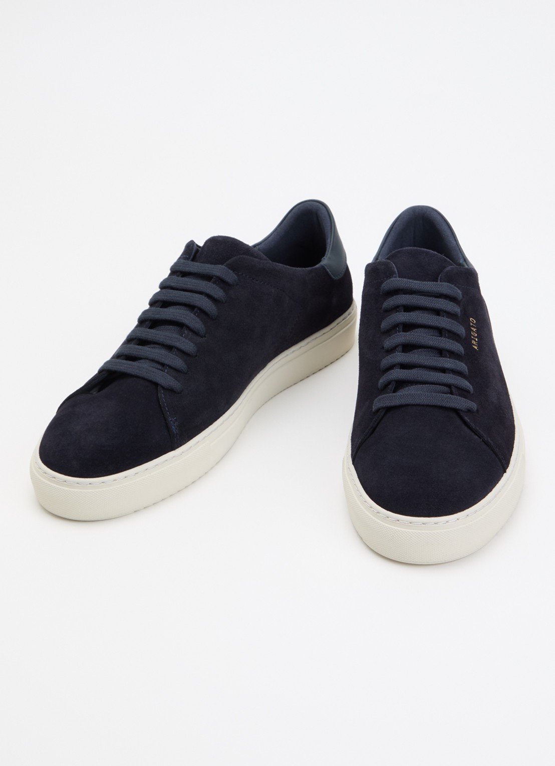 Axel Arigato Clean 90 sneaker van suède met logo - detail 2 blauw