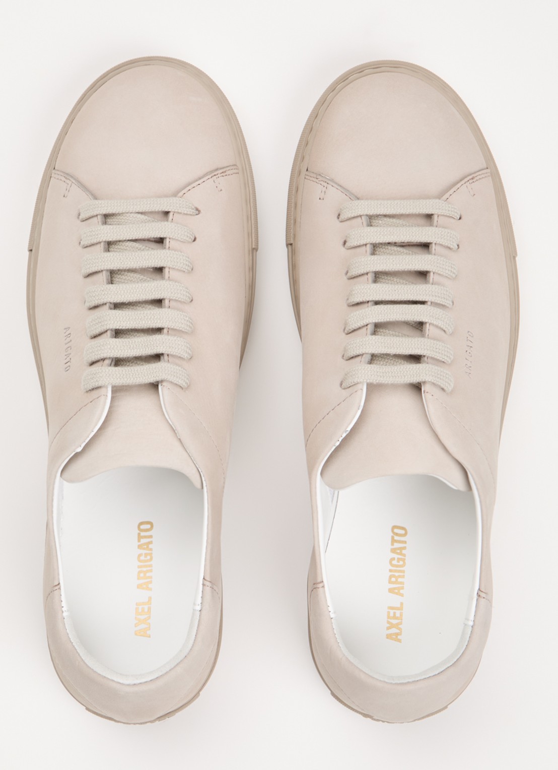 Axel Arigato Clean 90 sneaker van suède - detail 5 taupe