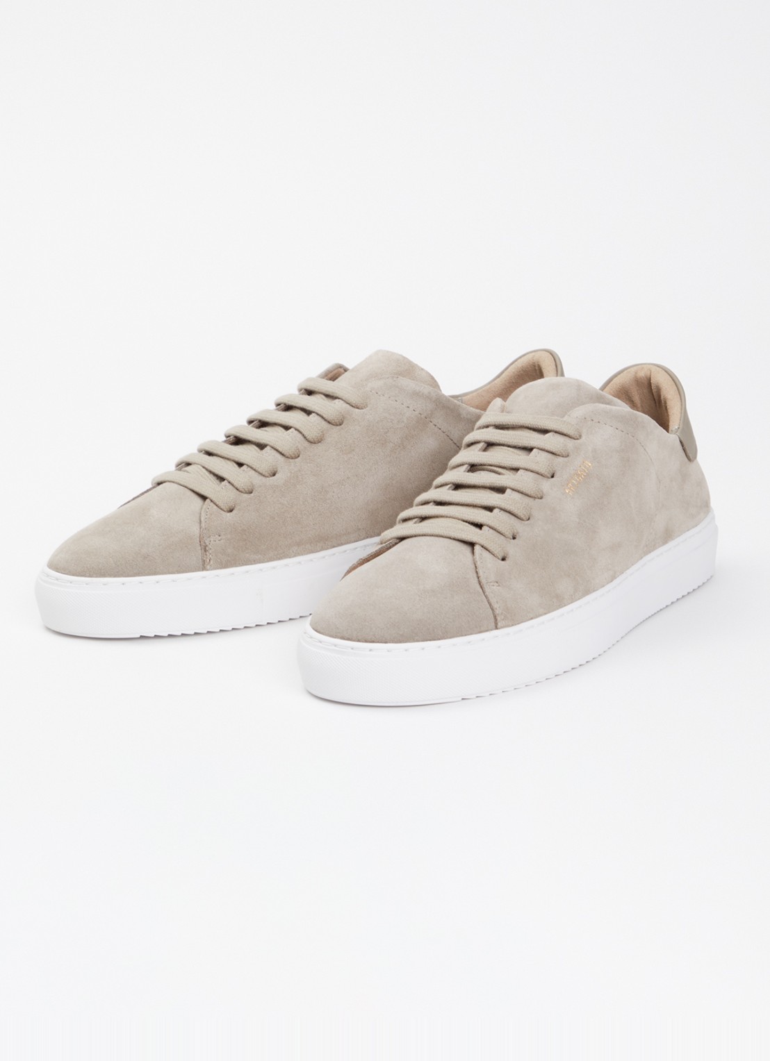 Axel Arigato Clean 90 sneaker van suède - detail 3 donkerbeige