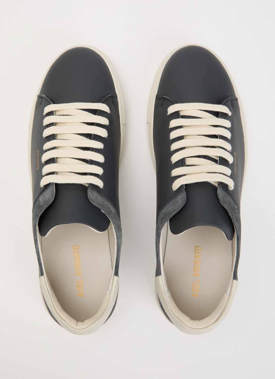 Axel Arigato Clean 90 Split sneaker van leer met details van suède - detail 2 zwart
