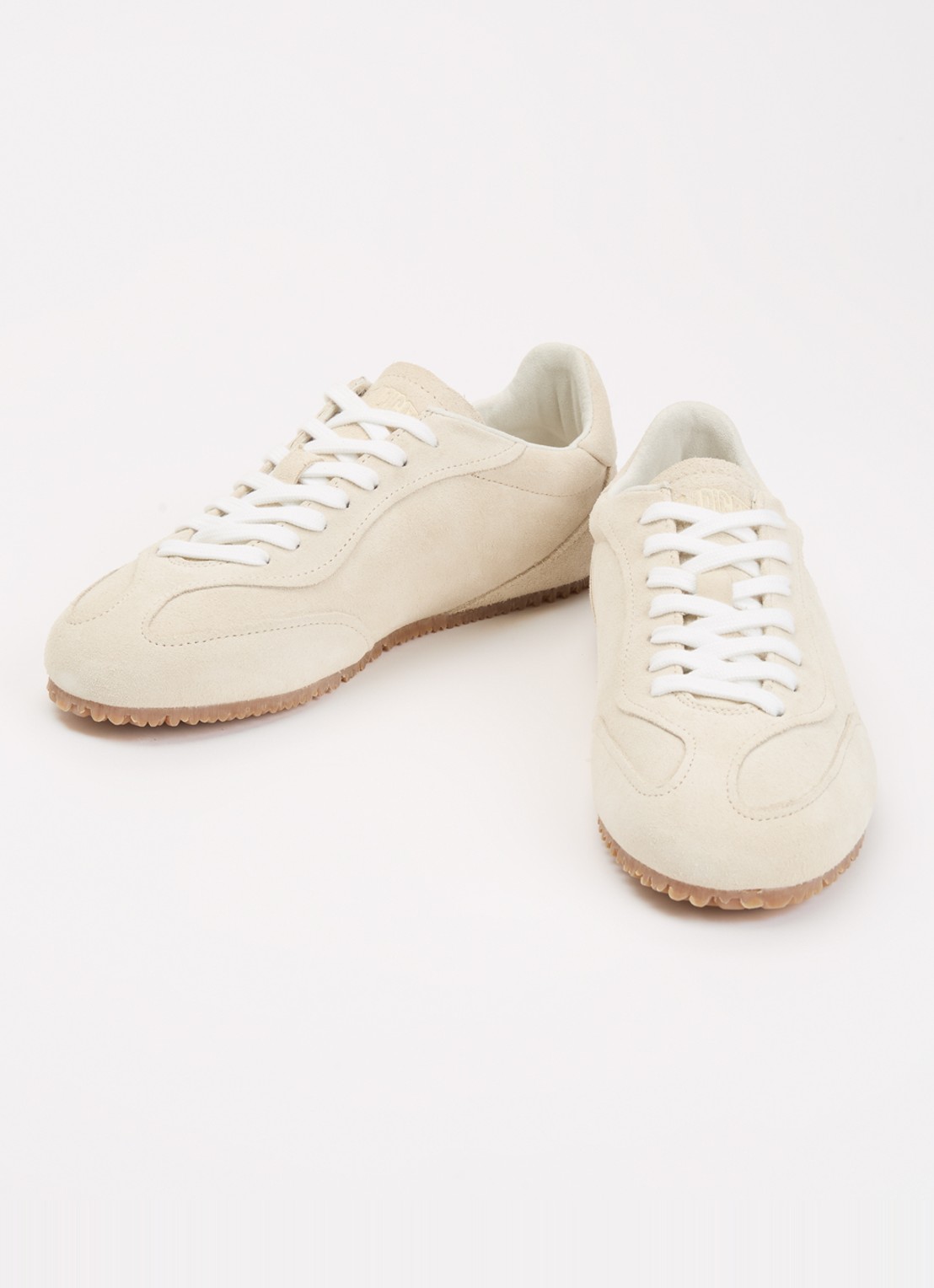 Axel Arigato Daze Runner sneaker van suède met logo - detail 3 creme