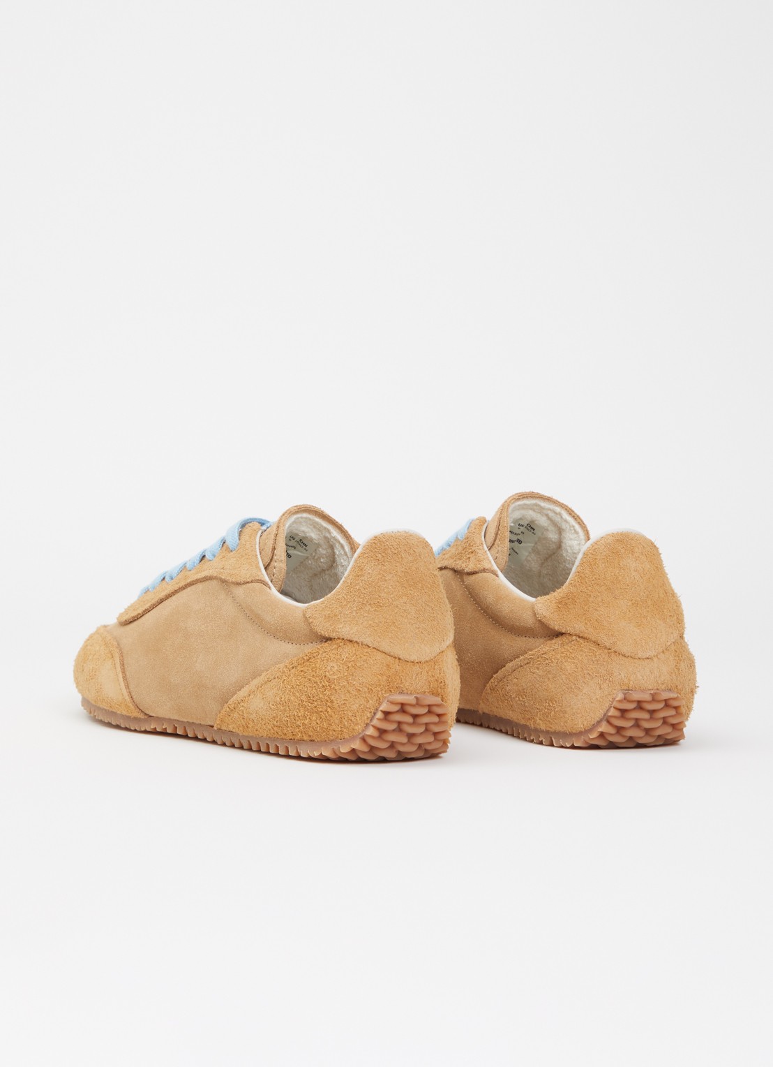 Axel Arigato Daze runner sneaker van suéde  - achterkant beige
