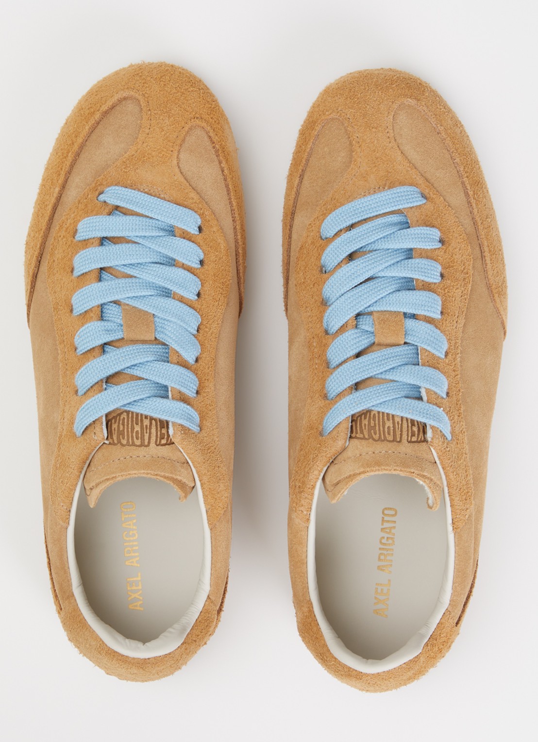 Axel Arigato Daze runner sneaker van suéde  - detail 3 beige