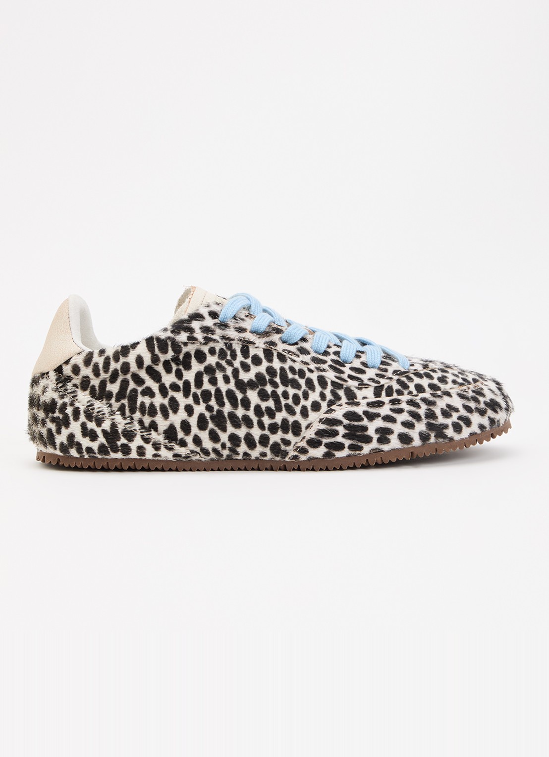 Axel Arigato Daze sneaker met panterprint - voorkant gebroken wit