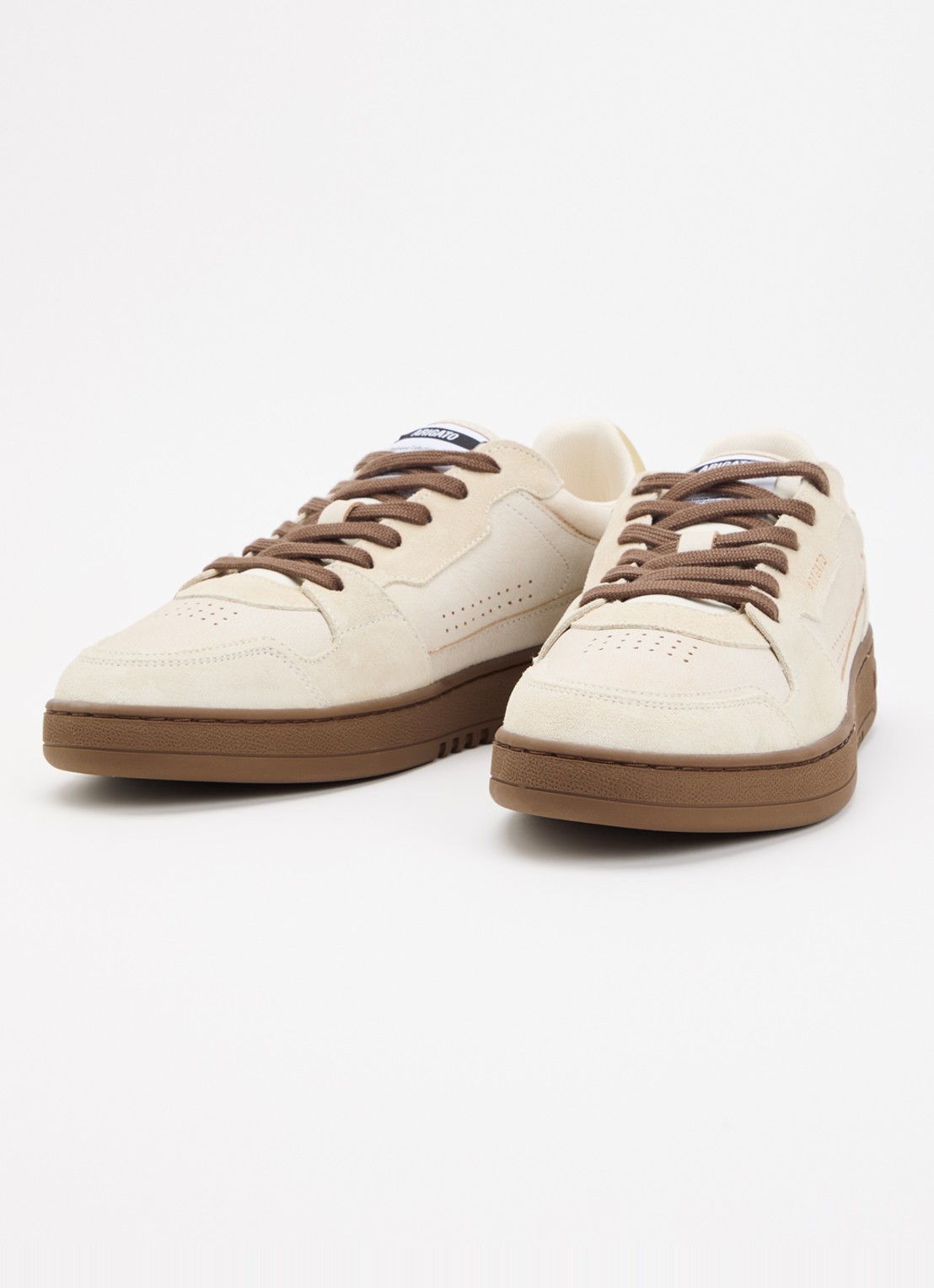 Axel Arigato Dice Lo sneaker van leer met details van suède - detail 3 beige