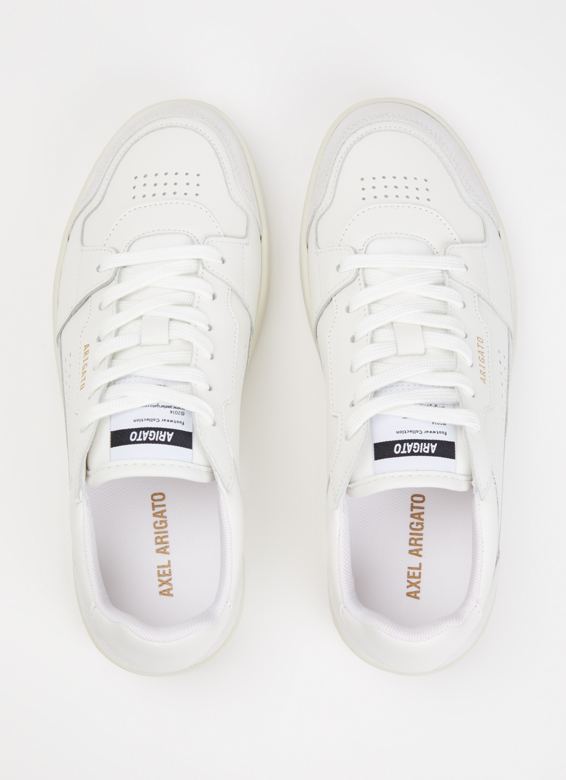 Axel Arigato Dice Lo sneaker van leer - detail 4 gebroken wit