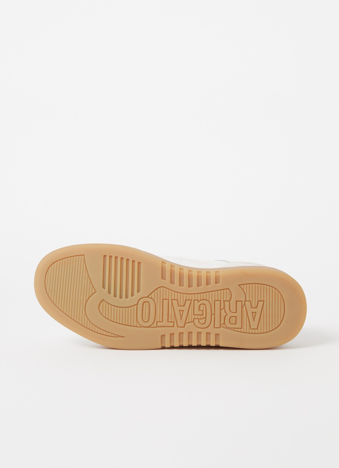 Axel Arigato Dice-T-Toe sneaker van leer met suède details - detail 3 gebroken wit
