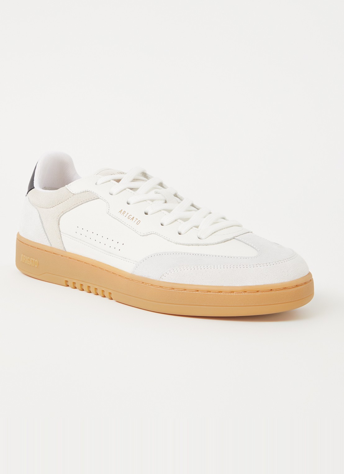 Axel Arigato Dice T-Toe sneaker van leer met suède details - voorkant 5 wit