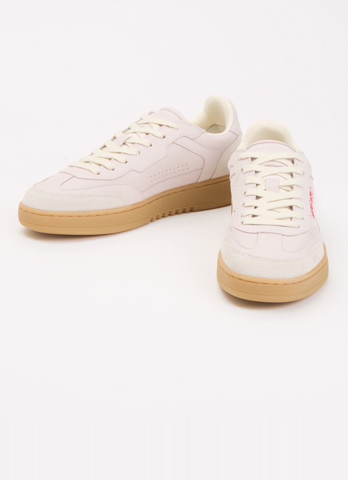 Axel Arigato Dice T-Toe sneaker van nubuck met details van suède  - detail 3 creme