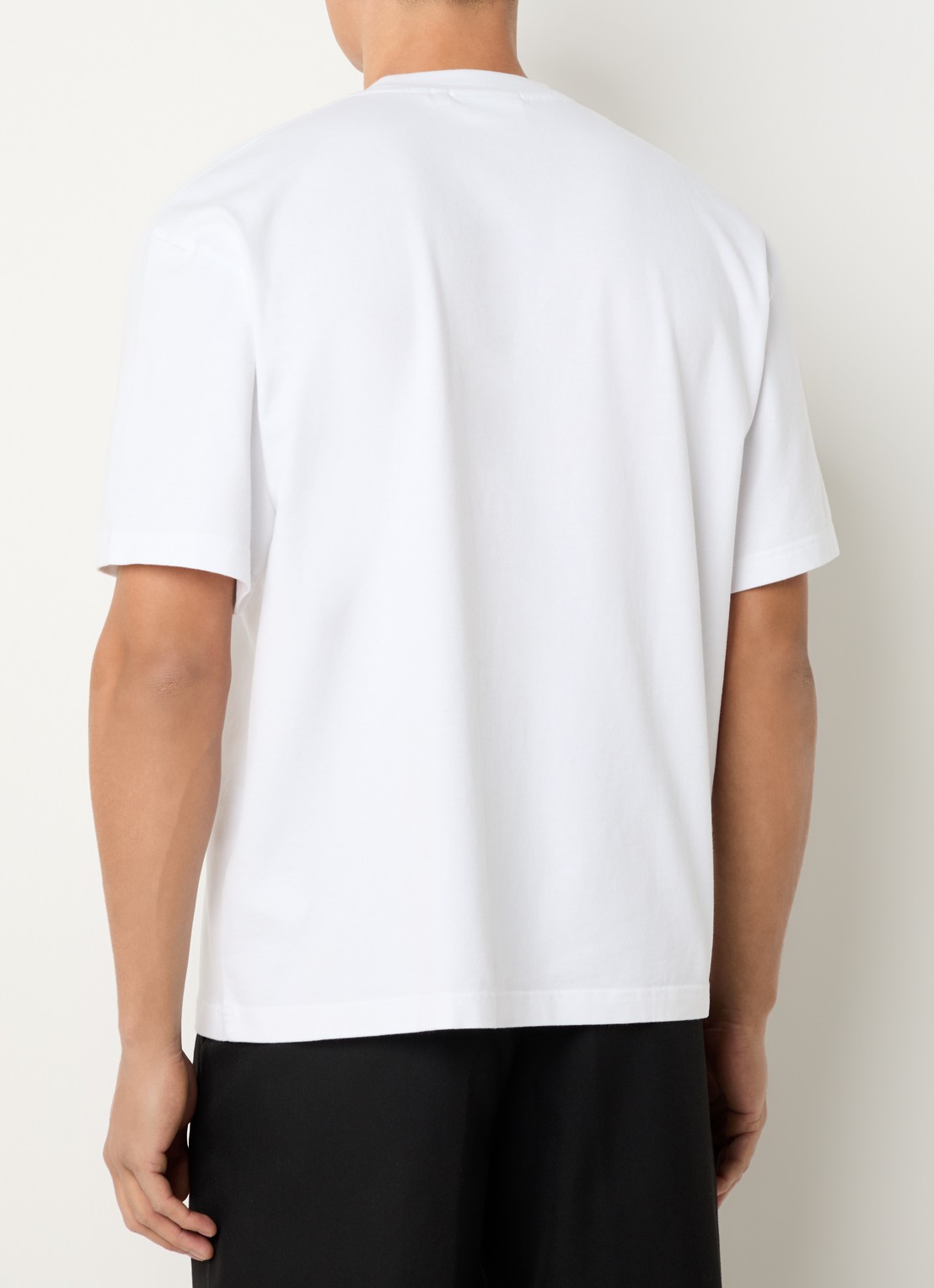 Axel Arigato Distort T-shirt met logoprint - achterkant wit