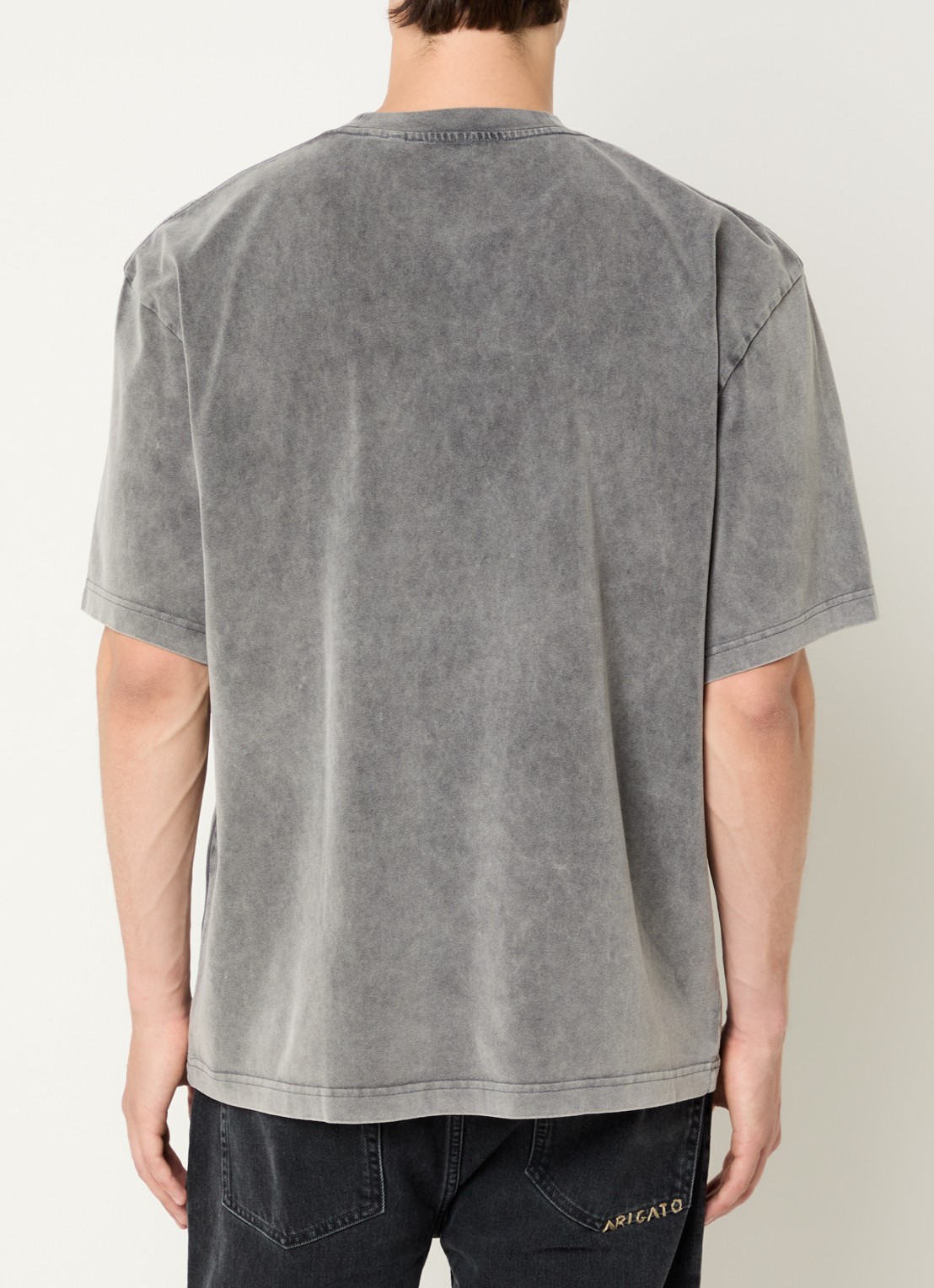 Axel Arigato Distort T-shirt met logoprint - achterkant 4 zwart