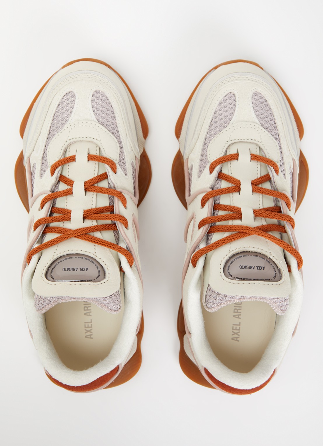 Axel Arigato Eris sneaker van leer met details van mesh en suède - detail 2 beige