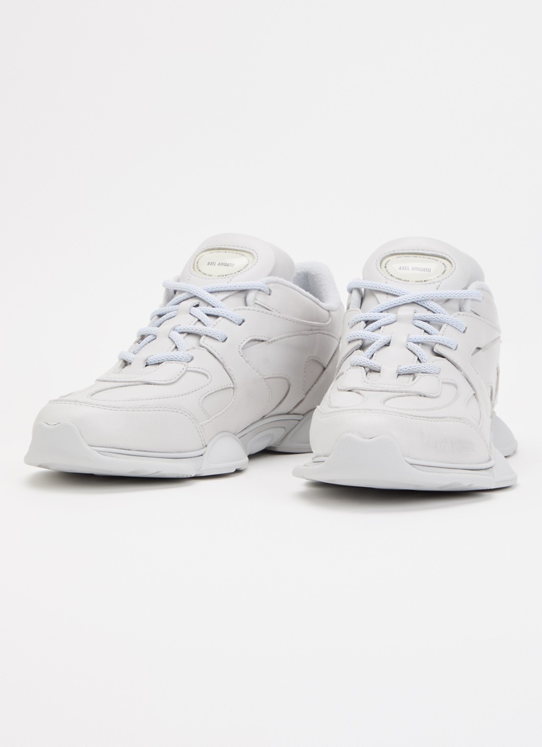 Axel Arigato Eris sneaker van leer - detail 2 lichtgrijs