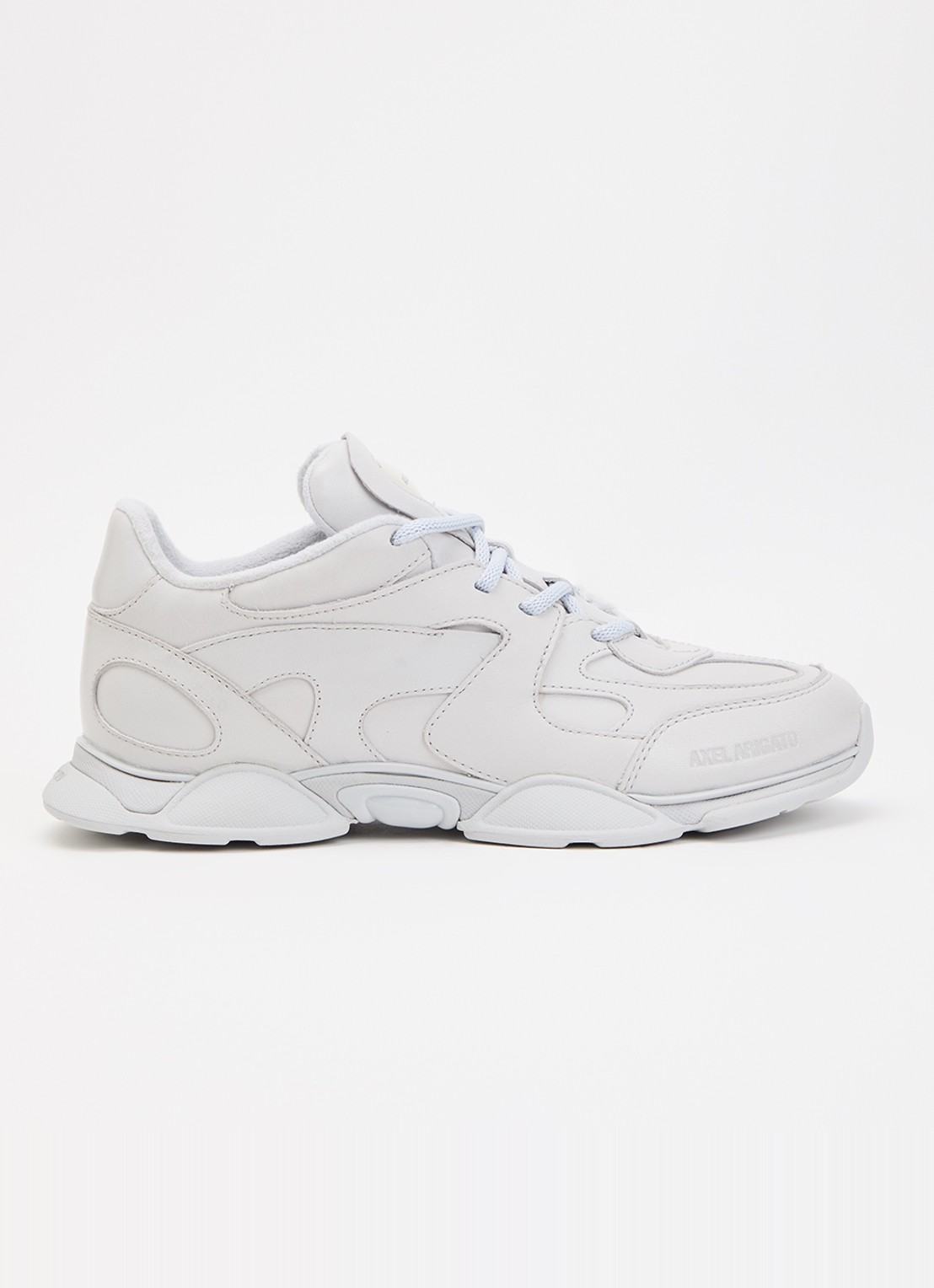 Axel Arigato Eris sneaker van leer - voorkant 5 lichtgrijs