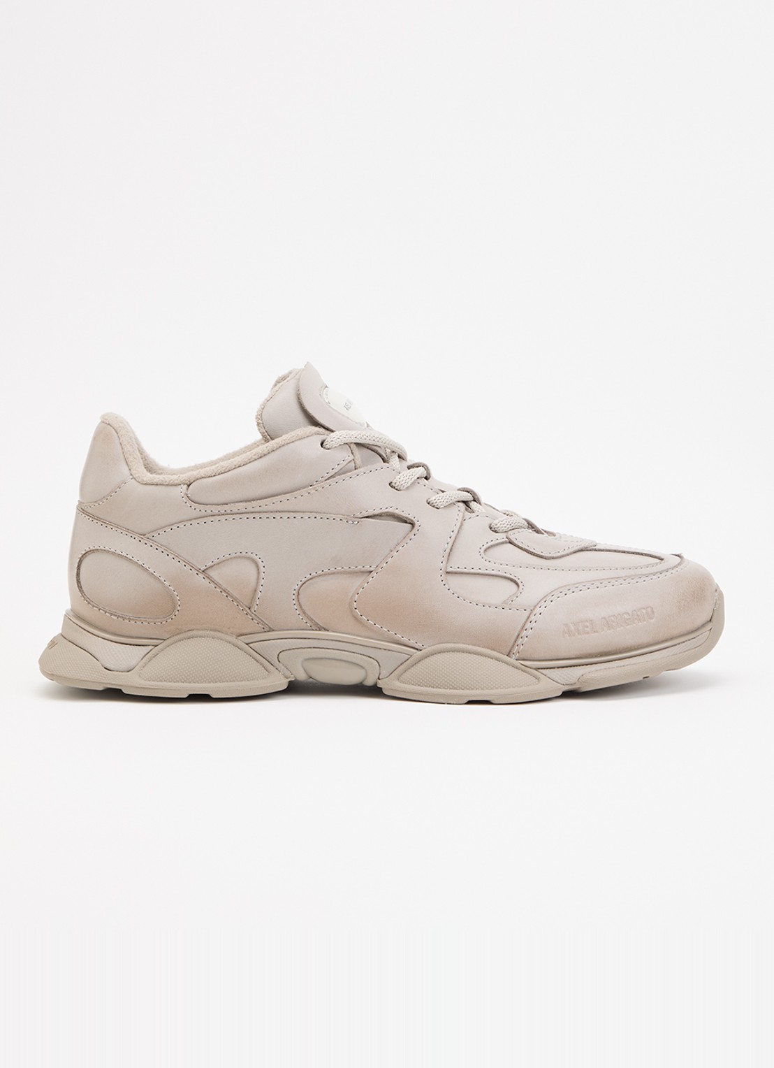 Axel Arigato Eris sneaker van leer - voorkant 5 taupe