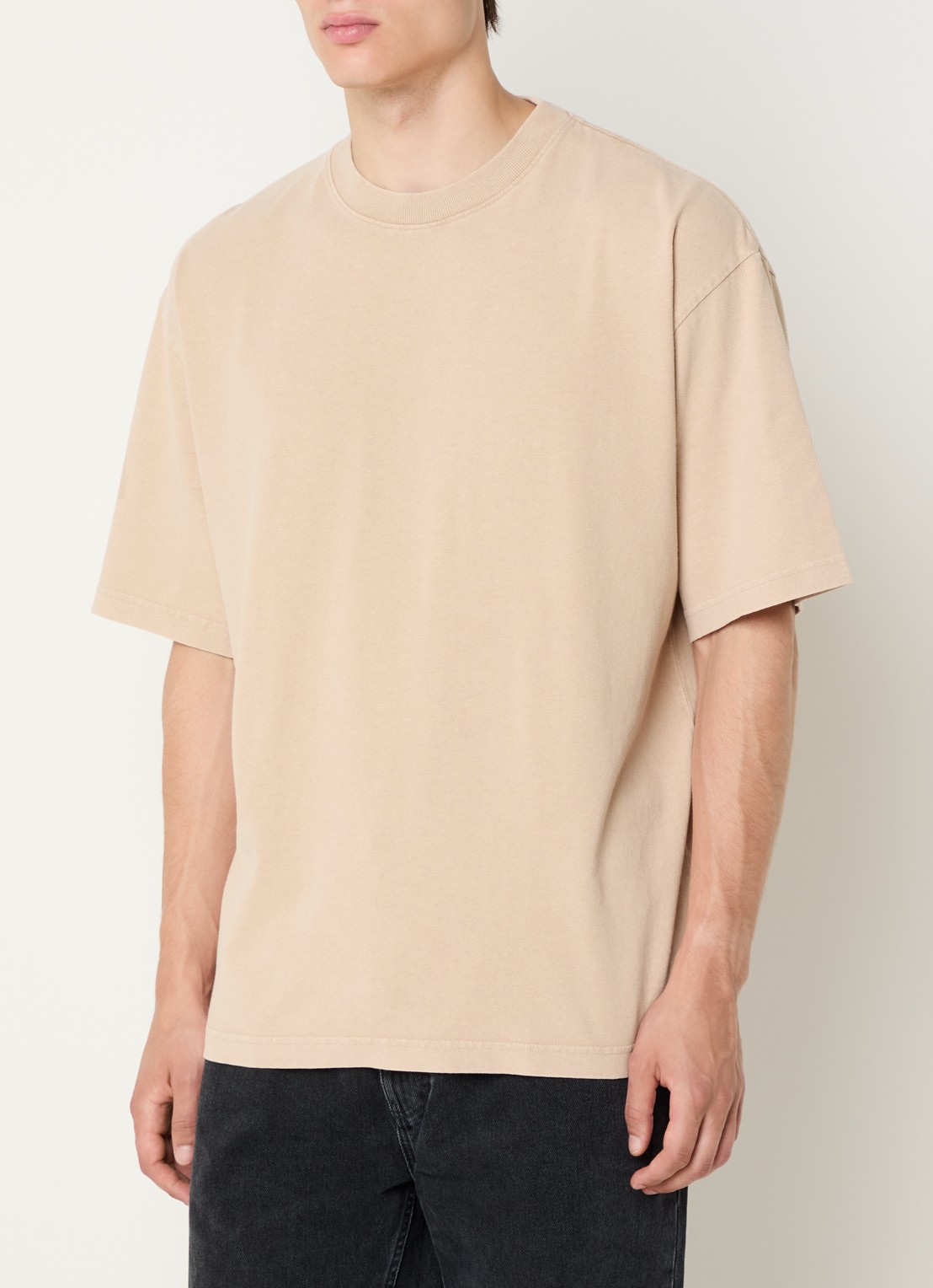 Axel Arigato Hayden T-shirt met logoborduring - detail 2 beige