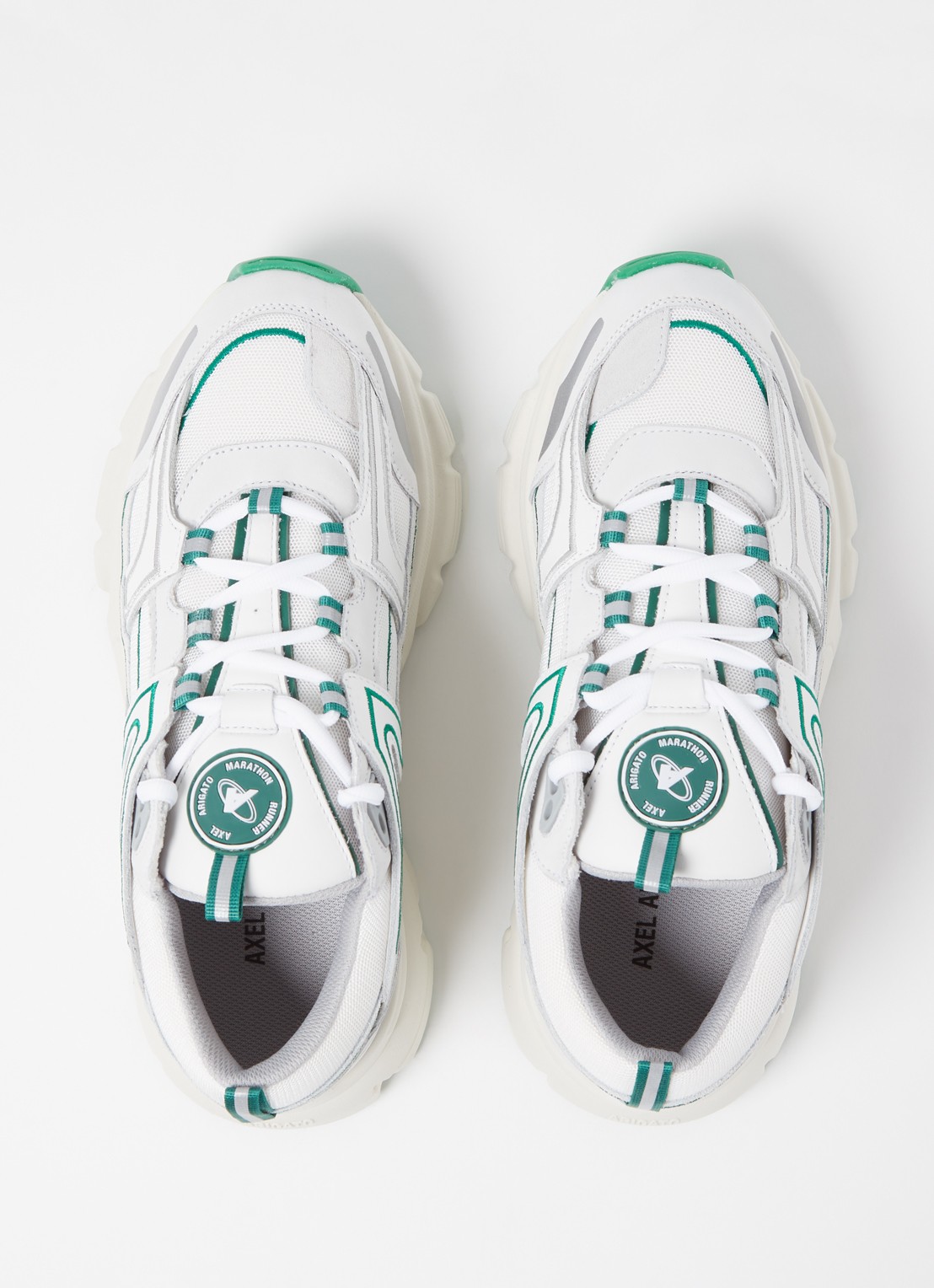 Axel Arigato Marathon R-Trail sneaker met suède details - detail 3 groen