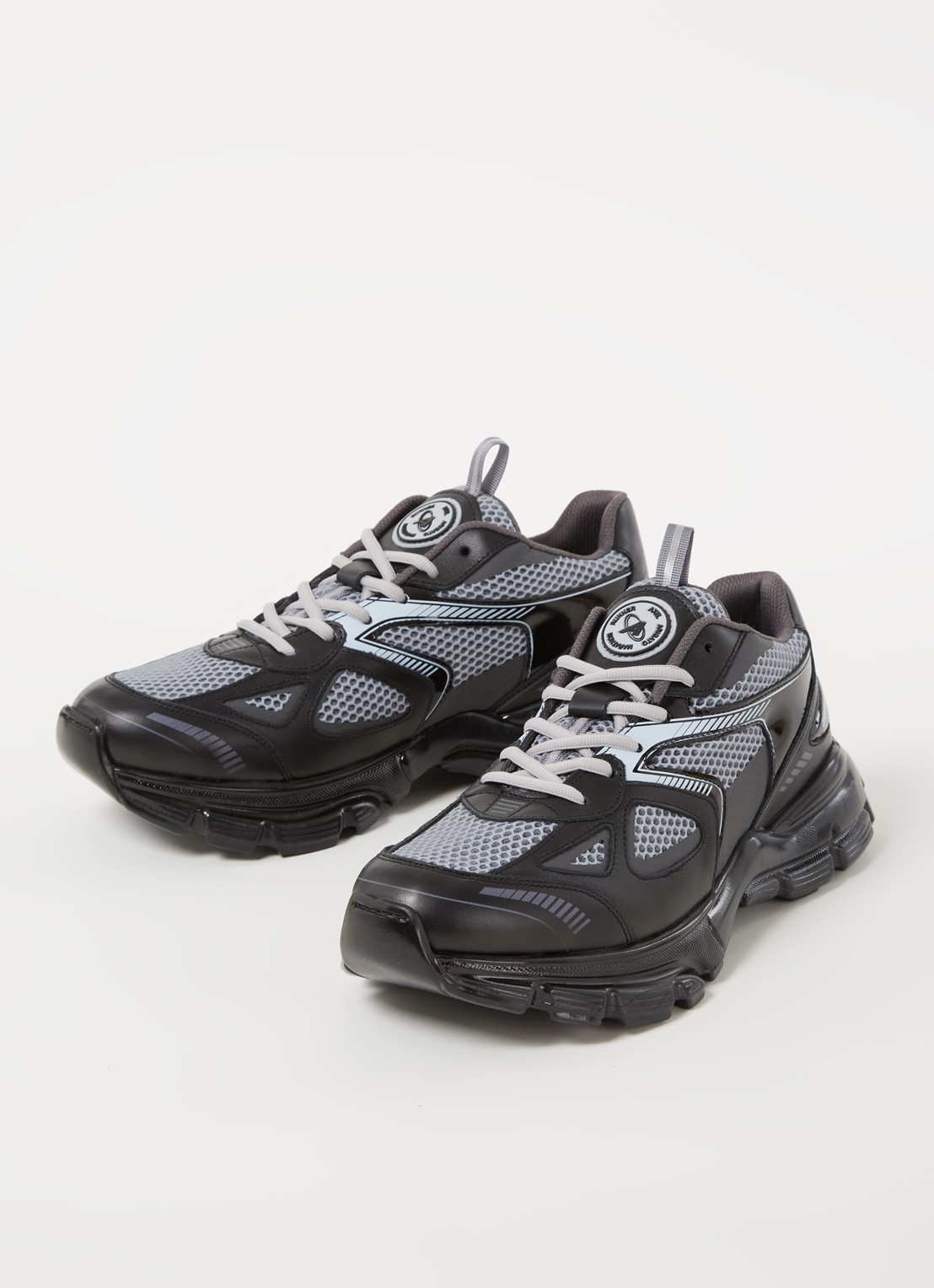 Axel Arigato Marathon Runner sneaker met leren details - detail 2 zwart