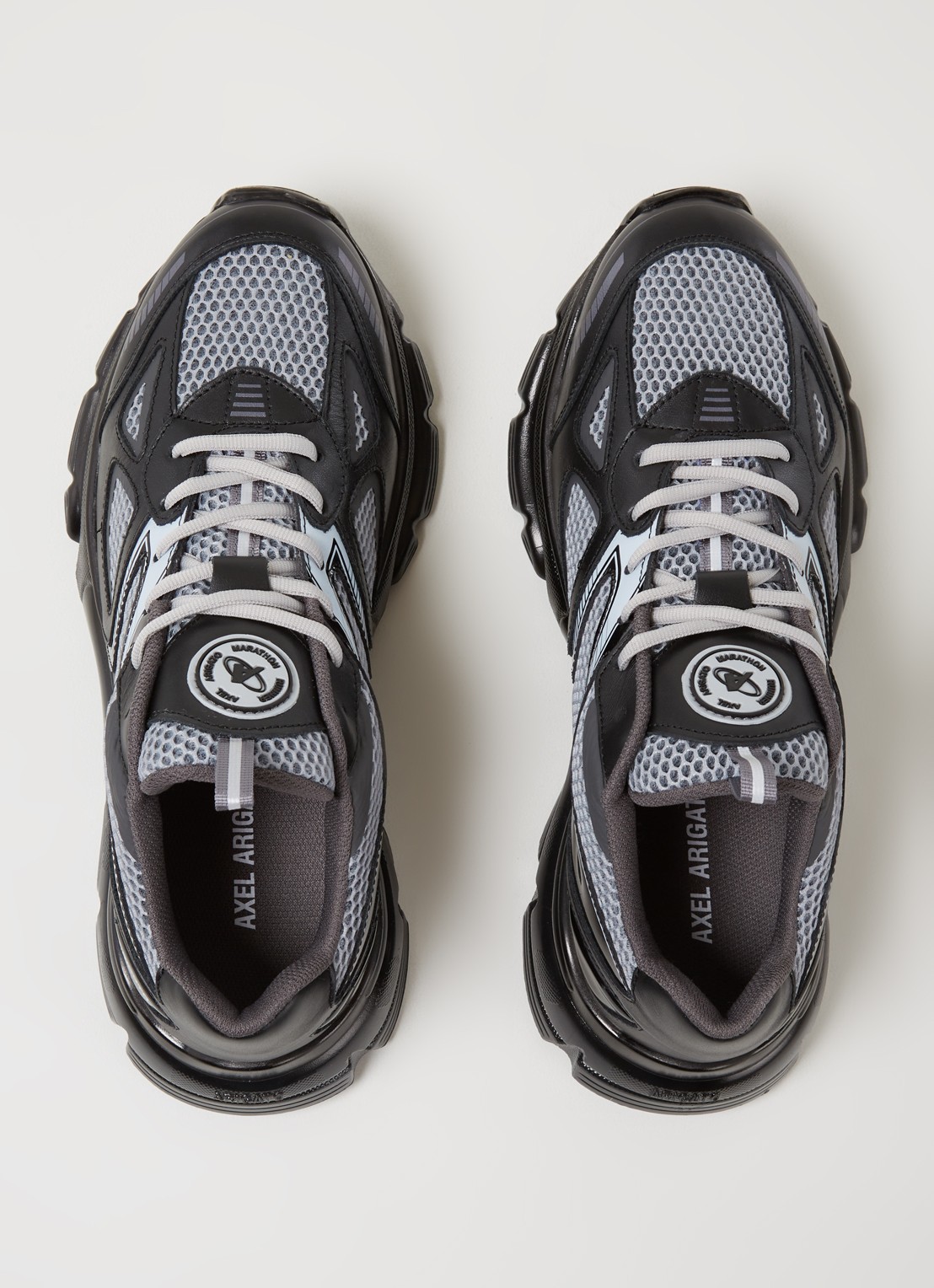Axel Arigato Marathon Runner sneaker met leren details - detail 4 zwart