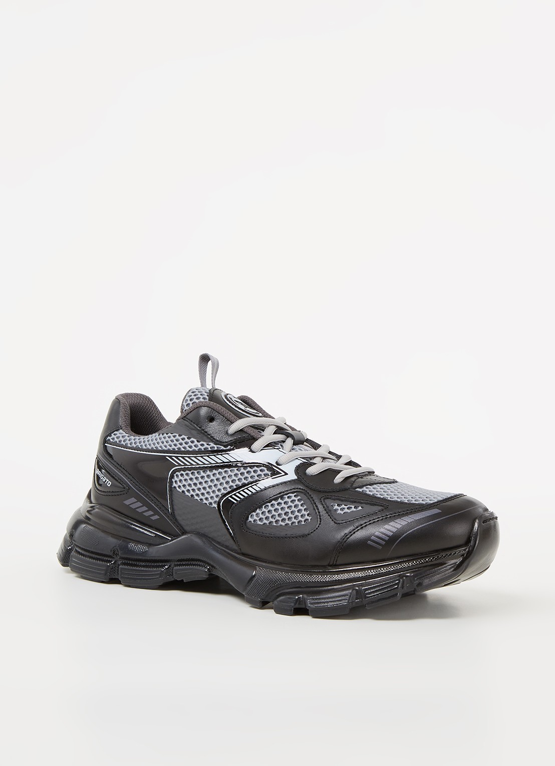 Axel Arigato Marathon Runner sneaker met leren details - voorkant zwart