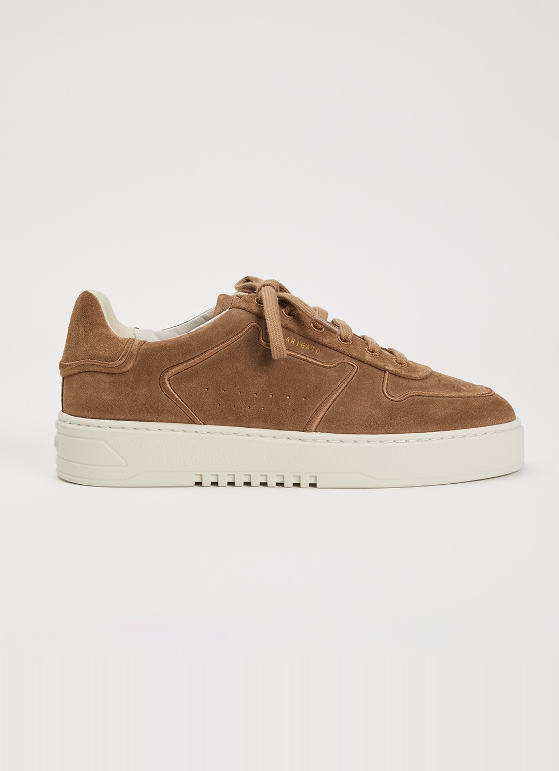 Axel Arigato Orbit Vintage sneaker van suède - voorkant 2 bruin
