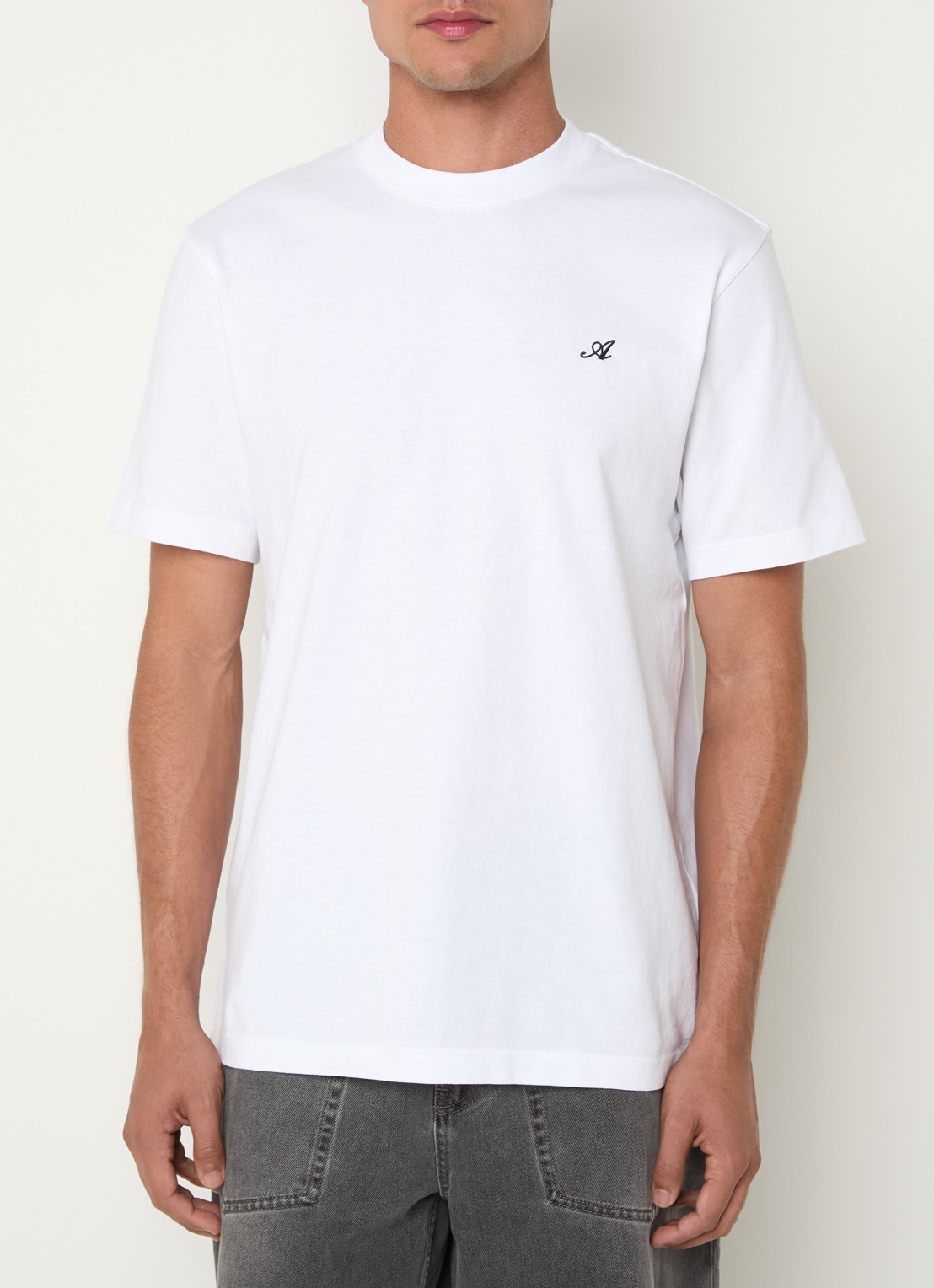 Axel Arigato Signature T-shirt met logo - detail 3 wit