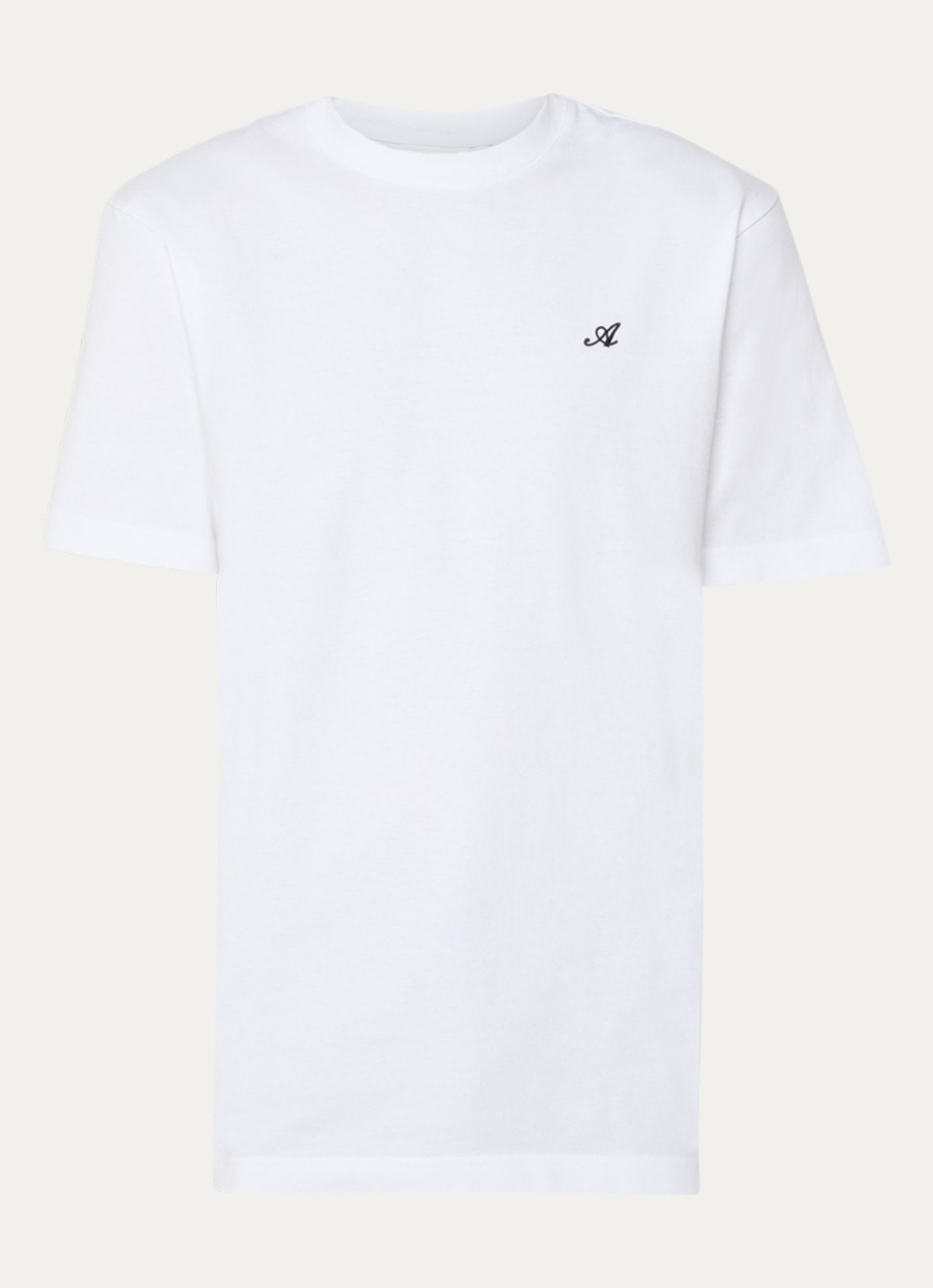 Axel Arigato Signature T-shirt met logo - voorkant wit