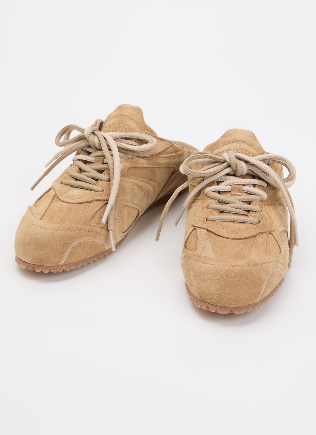 Axel Arigato Slow Mule sneakers van suède - detail 3 naturel