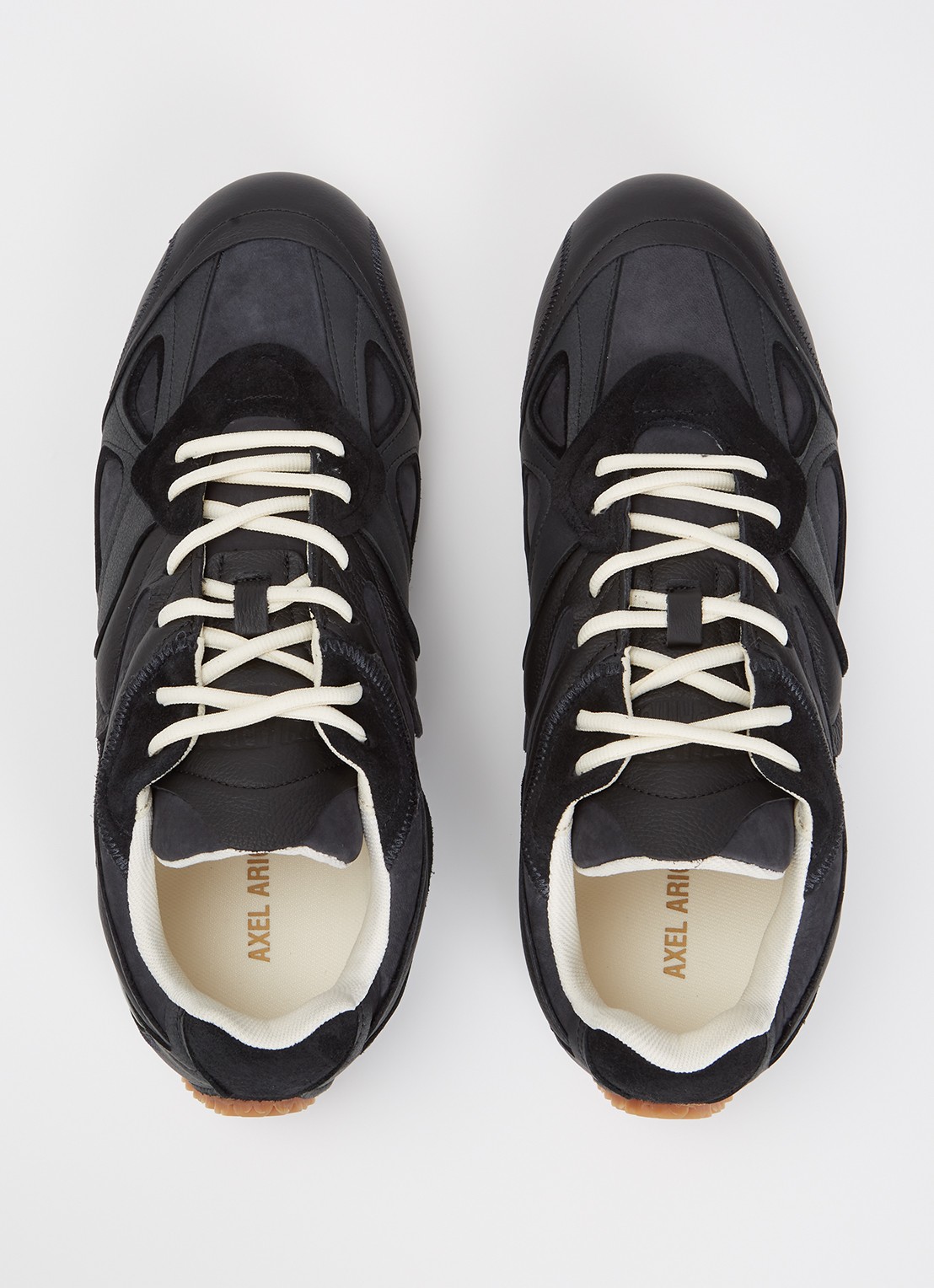 Axel Arigato Slow Runner sneaker met suède details - detail 5 zwart