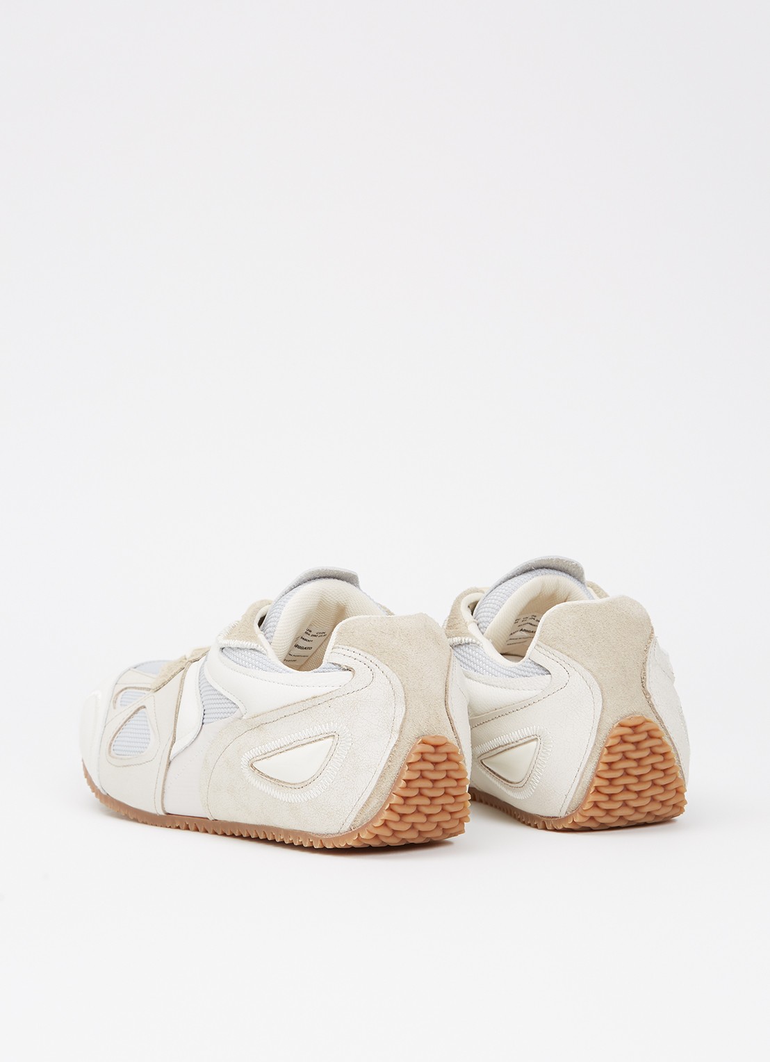 Axel Arigato Slow Runner sneaker met suède details - achterkant 3 gebroken wit
