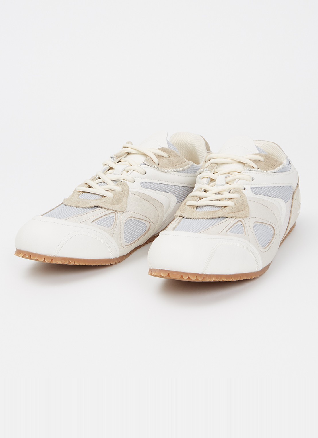 Axel Arigato Slow Runner sneaker met suède details - detail 4 gebroken wit