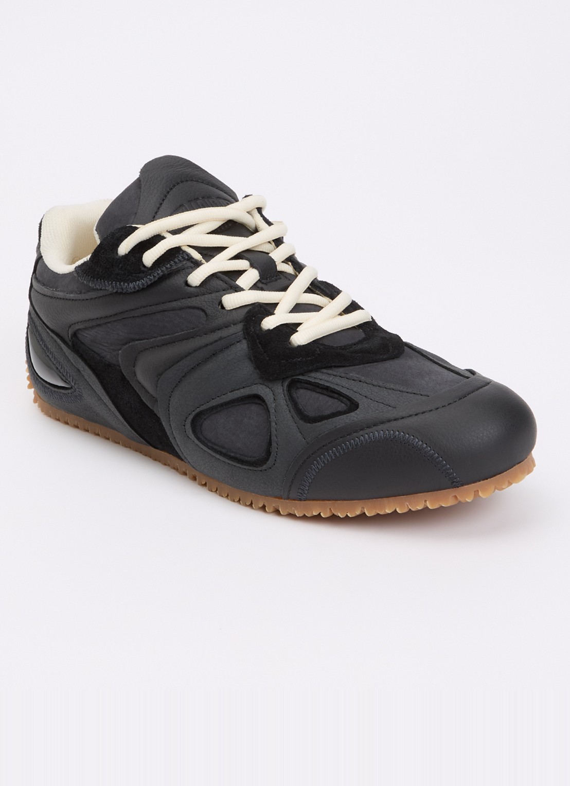 Axel Arigato Slow runner sneaker van leer met details van suède en nubuck - voorkant zwart