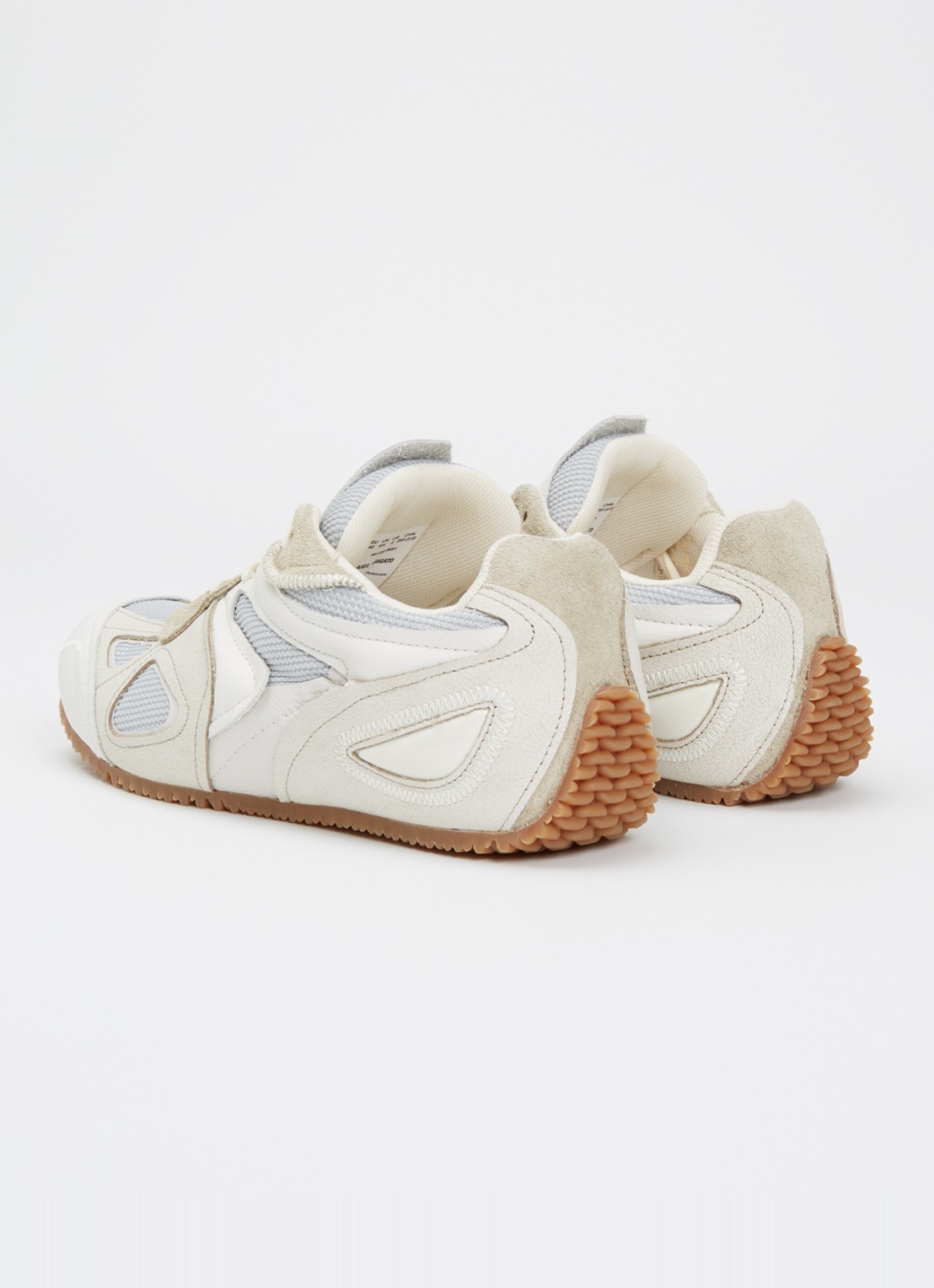 Axel Arigato Slow runner sneaker van leer met details van suède en nubuck - achterkant gebroken wit